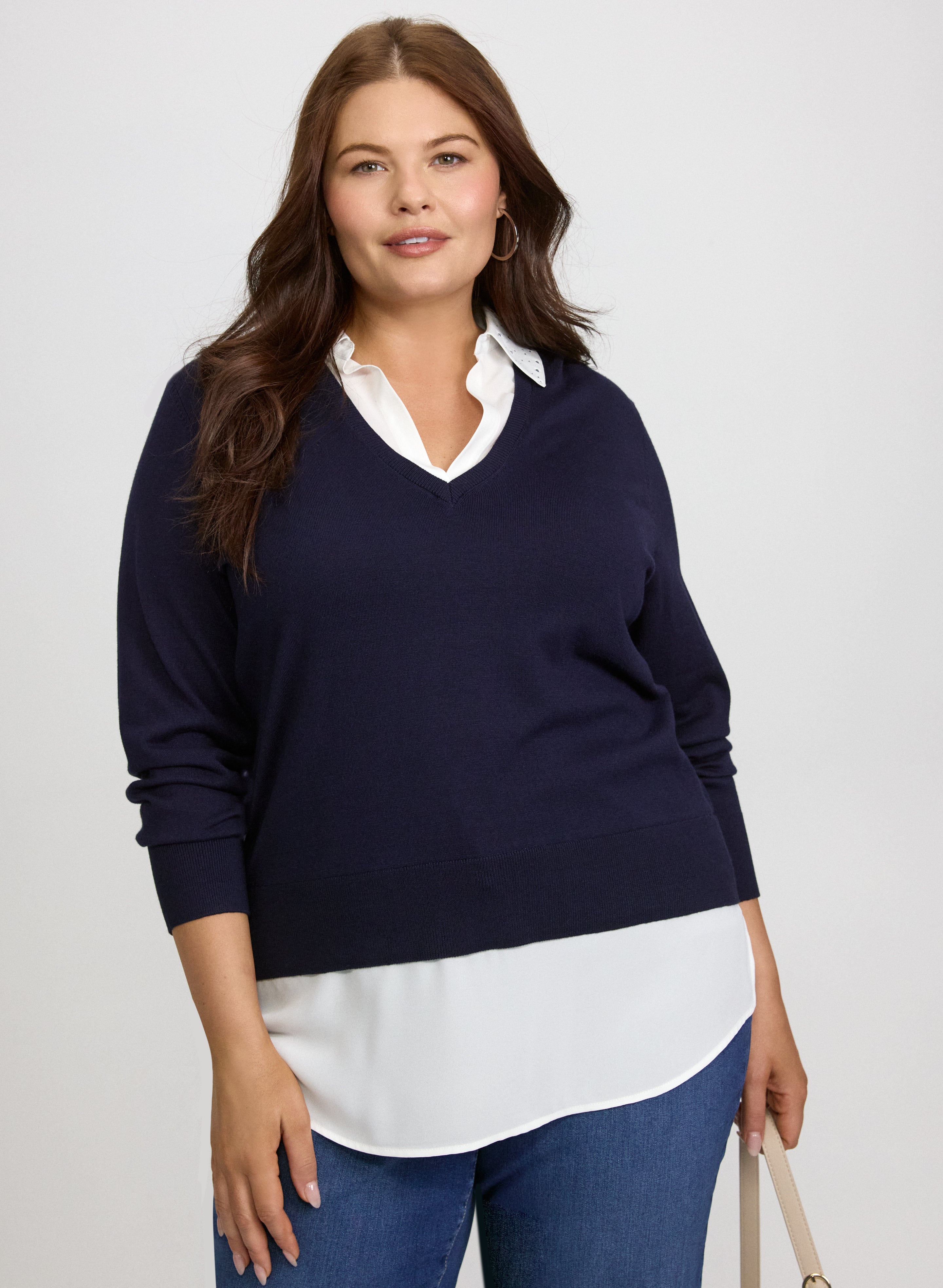 Illusion Layered Blouse-Tactilefable