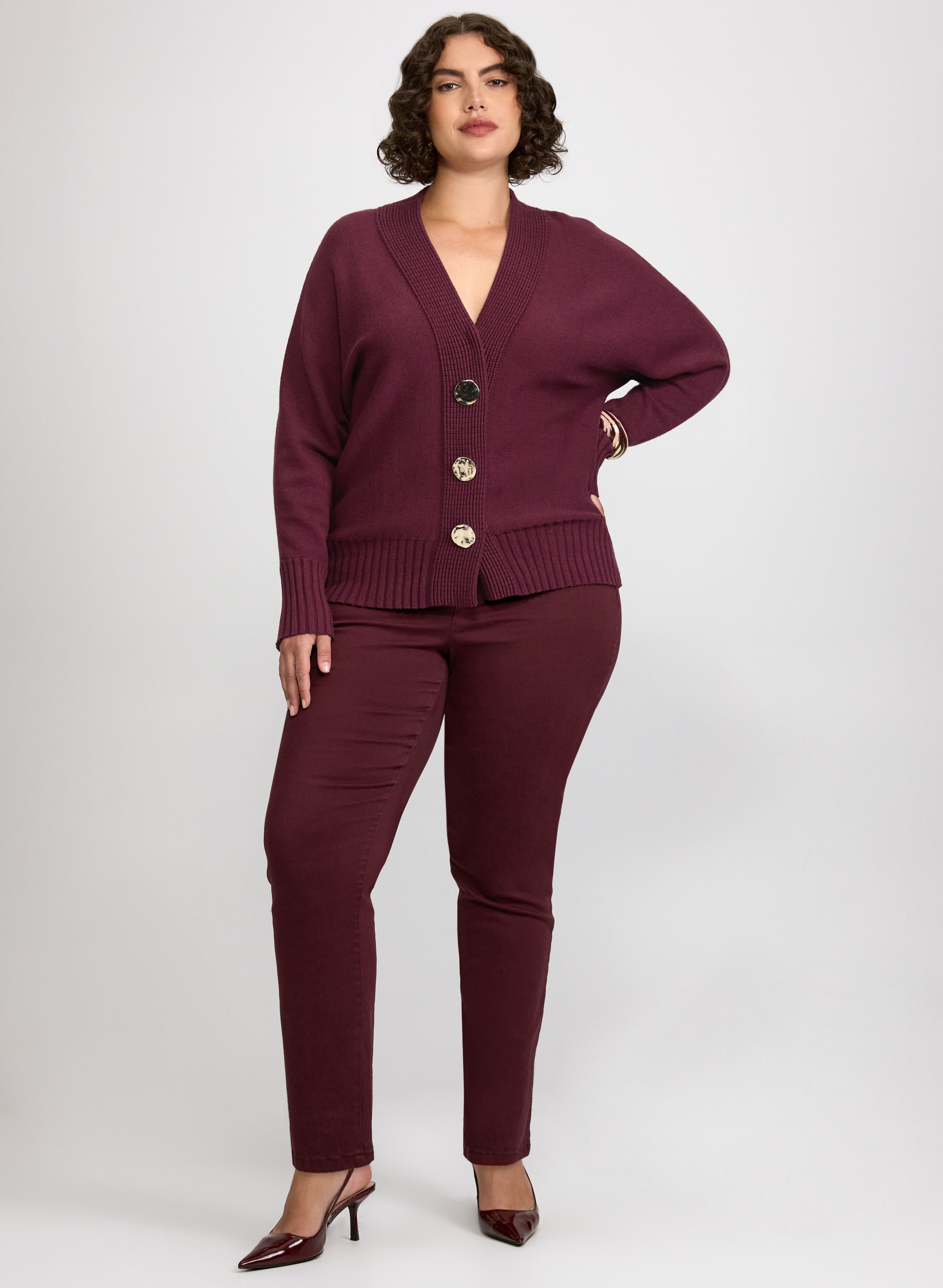 Straight-Leg Pull-On Jeans-Tactilefable