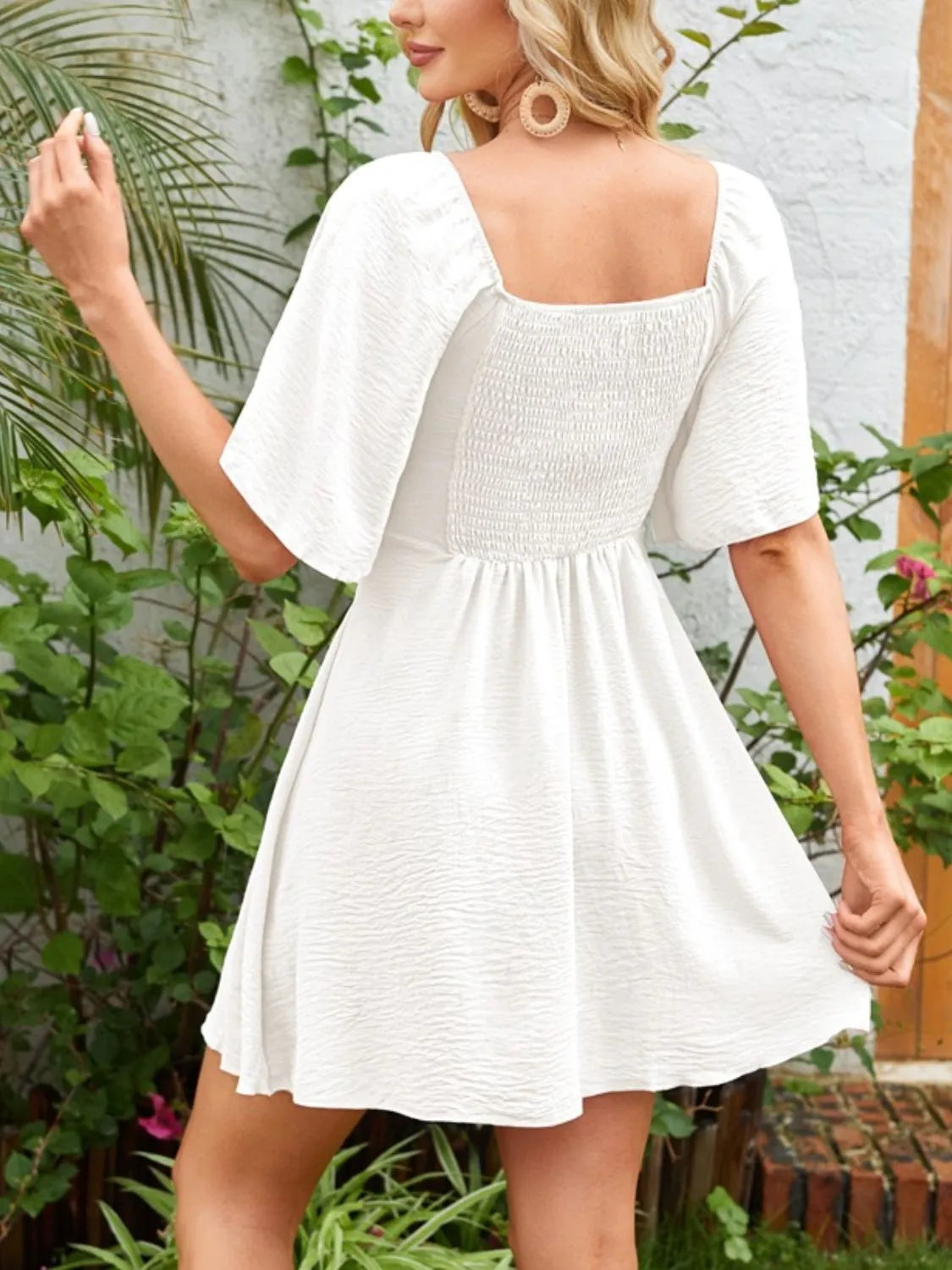 Flirt Factor Smocked Mini Dress | 9 Colors | Poundton-Tactilefable