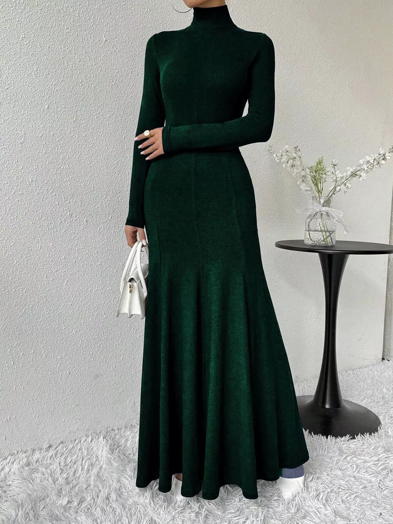 The Morticia Velvet Mermaid Gown | 5 Colors | Poundton-Tactilefable