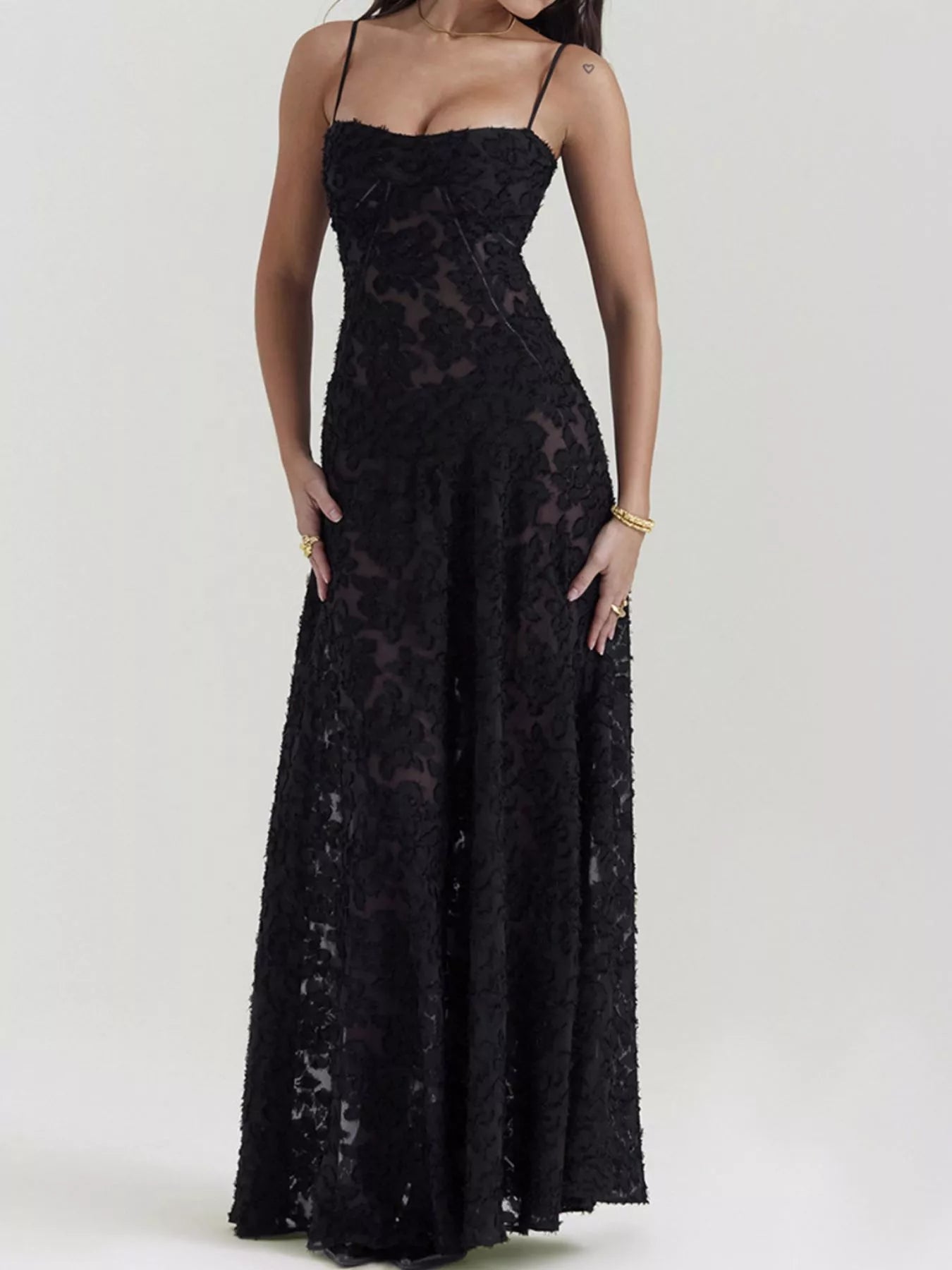 Nocturne Lace Gown | Black or White-Tactilefable