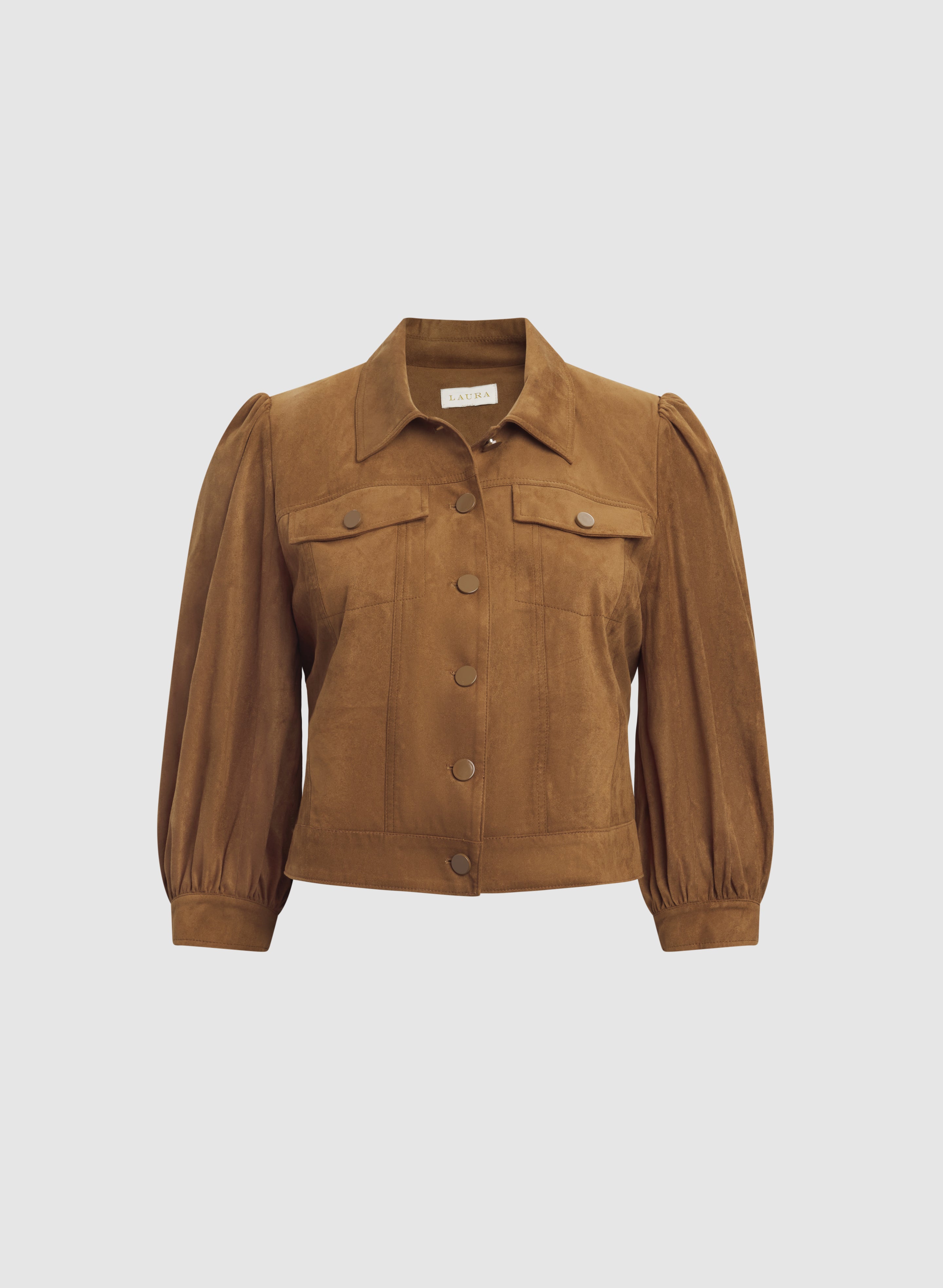 Faux-Suede Jacket-Tactilefable