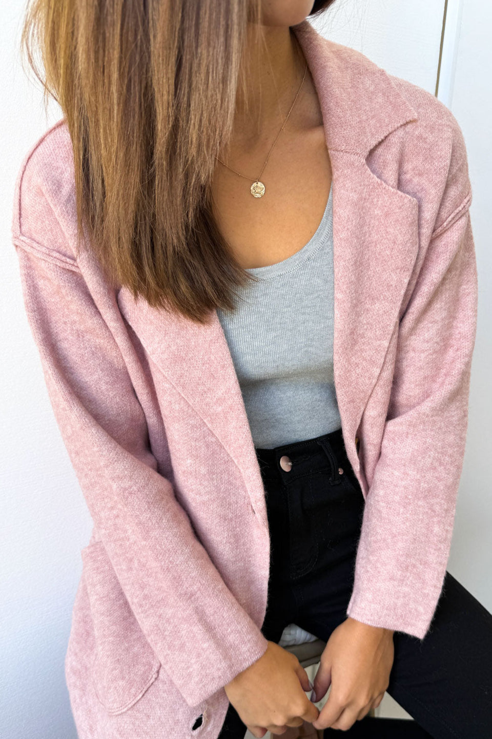 Annabelle Coat - Pink-Tactilefable
