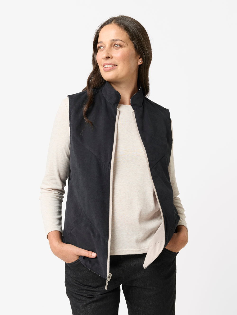 Microfibre Reversible Vest-Tactilefable