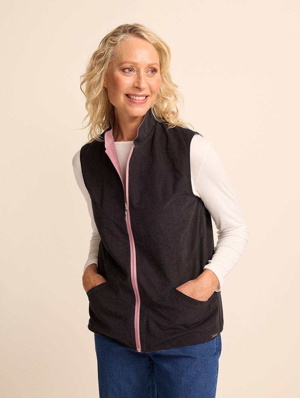 Microfibre Reversible Vest-Tactilefable