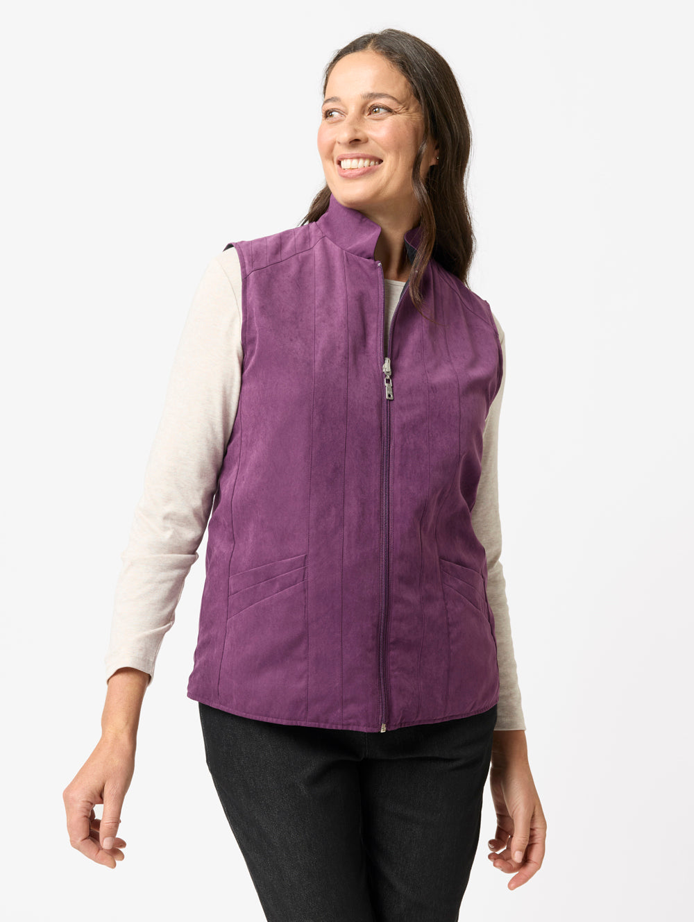 Microfibre Reversible Vest-Tactilefable