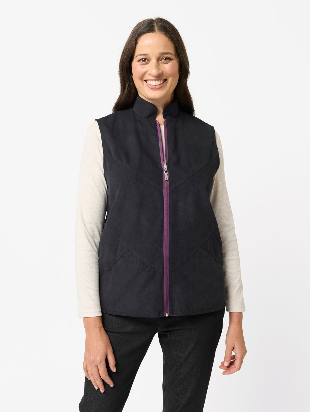 Microfibre Reversible Vest-Tactilefable