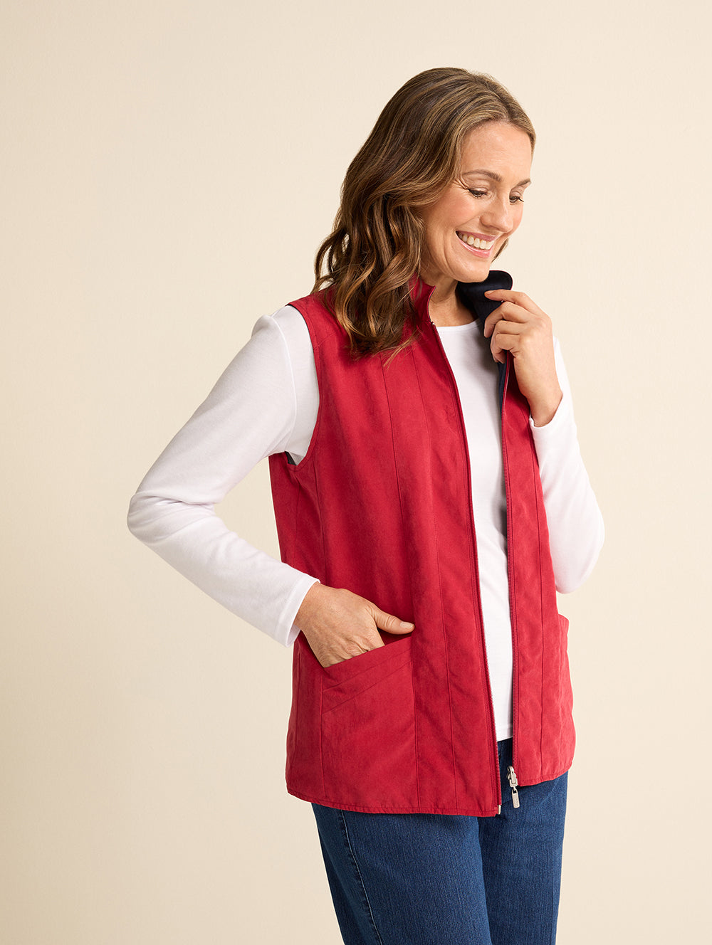 Microfibre Reversible Vest-Tactilefable
