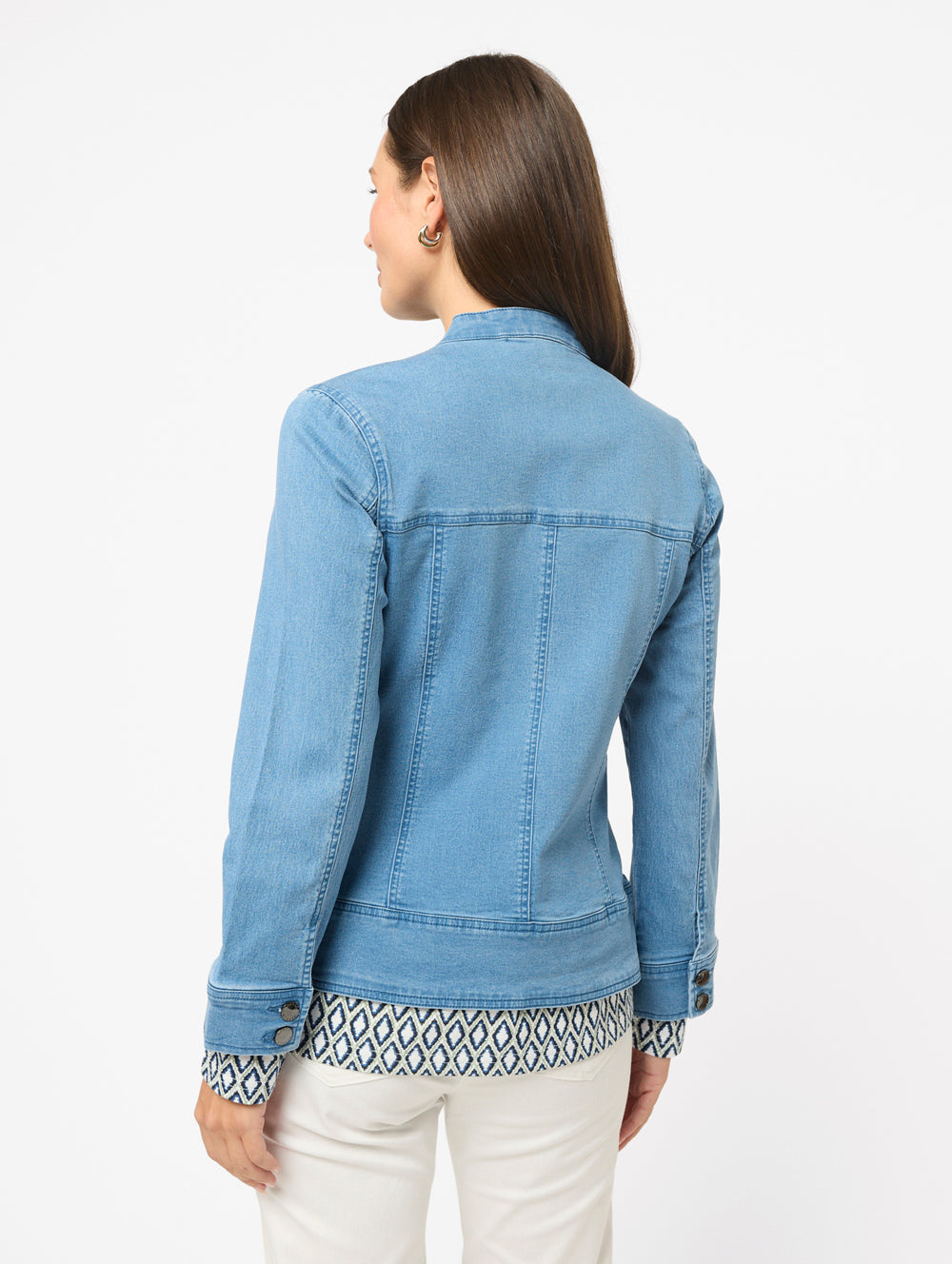 Intense Denim Zip Jacket-Tactilefable