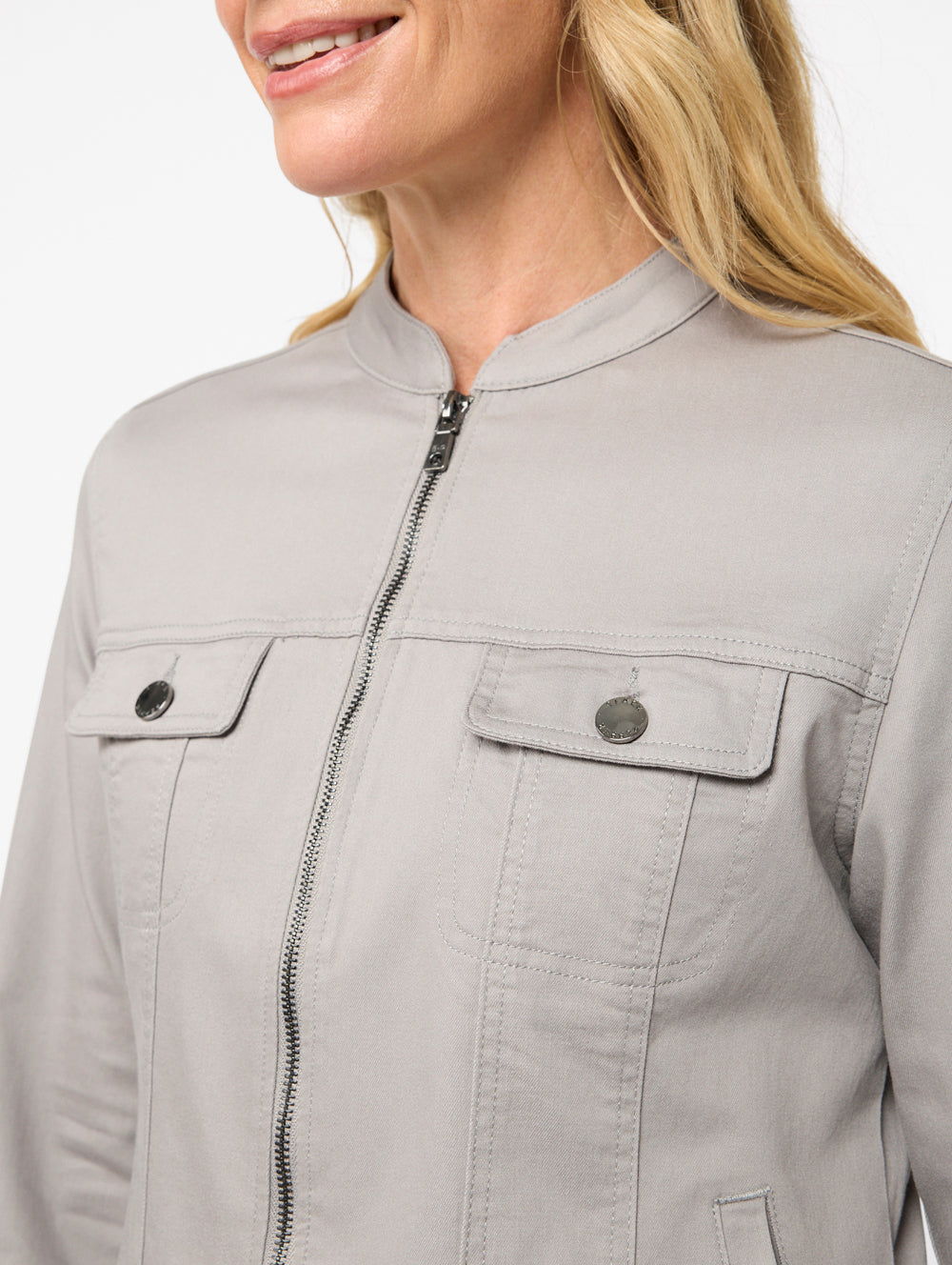 Intense Denim Zip Jacket-Tactilefable