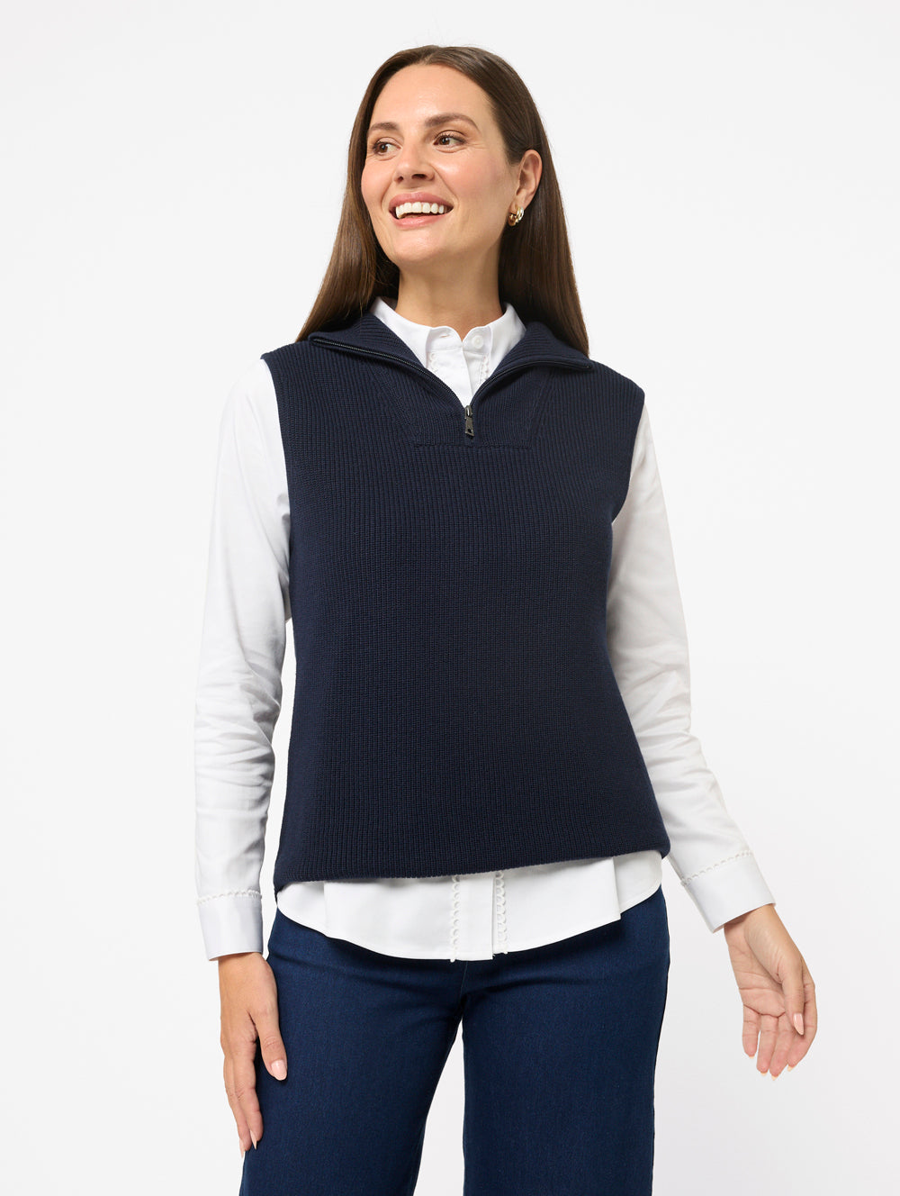 Kinley Knit Vest-Tactilefable