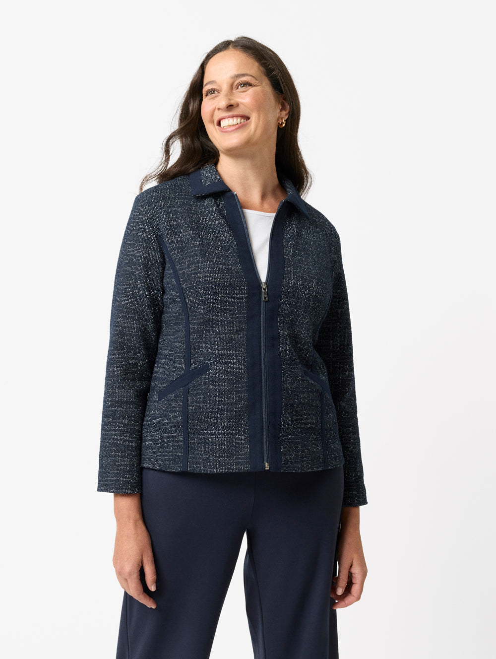 Yasmina Collar Jacket-Tactilefable