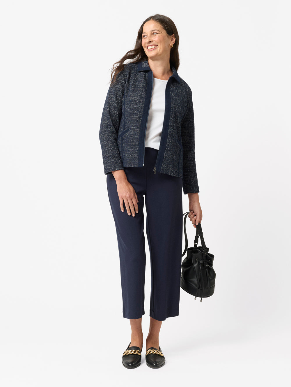 Yasmina Collar Jacket-Tactilefable