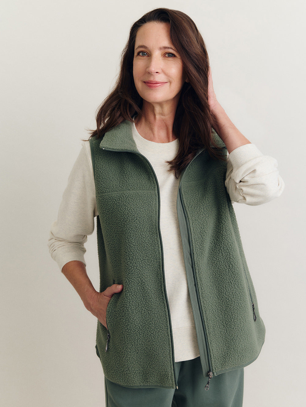 Kenzy Sherpa Vest-Tactilefable