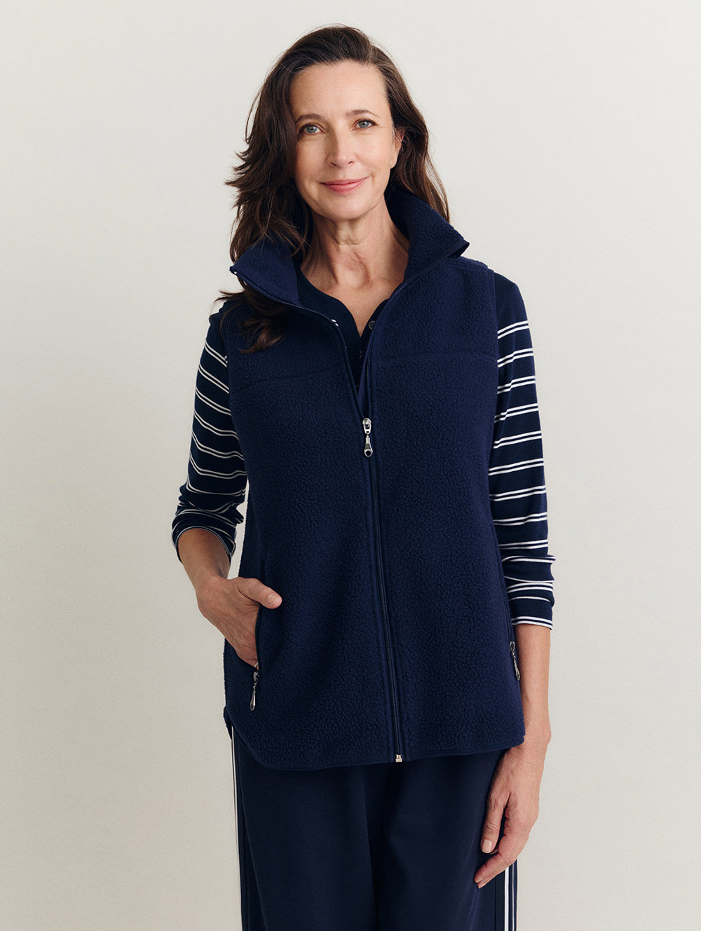 Kenzy Sherpa Vest-Tactilefable