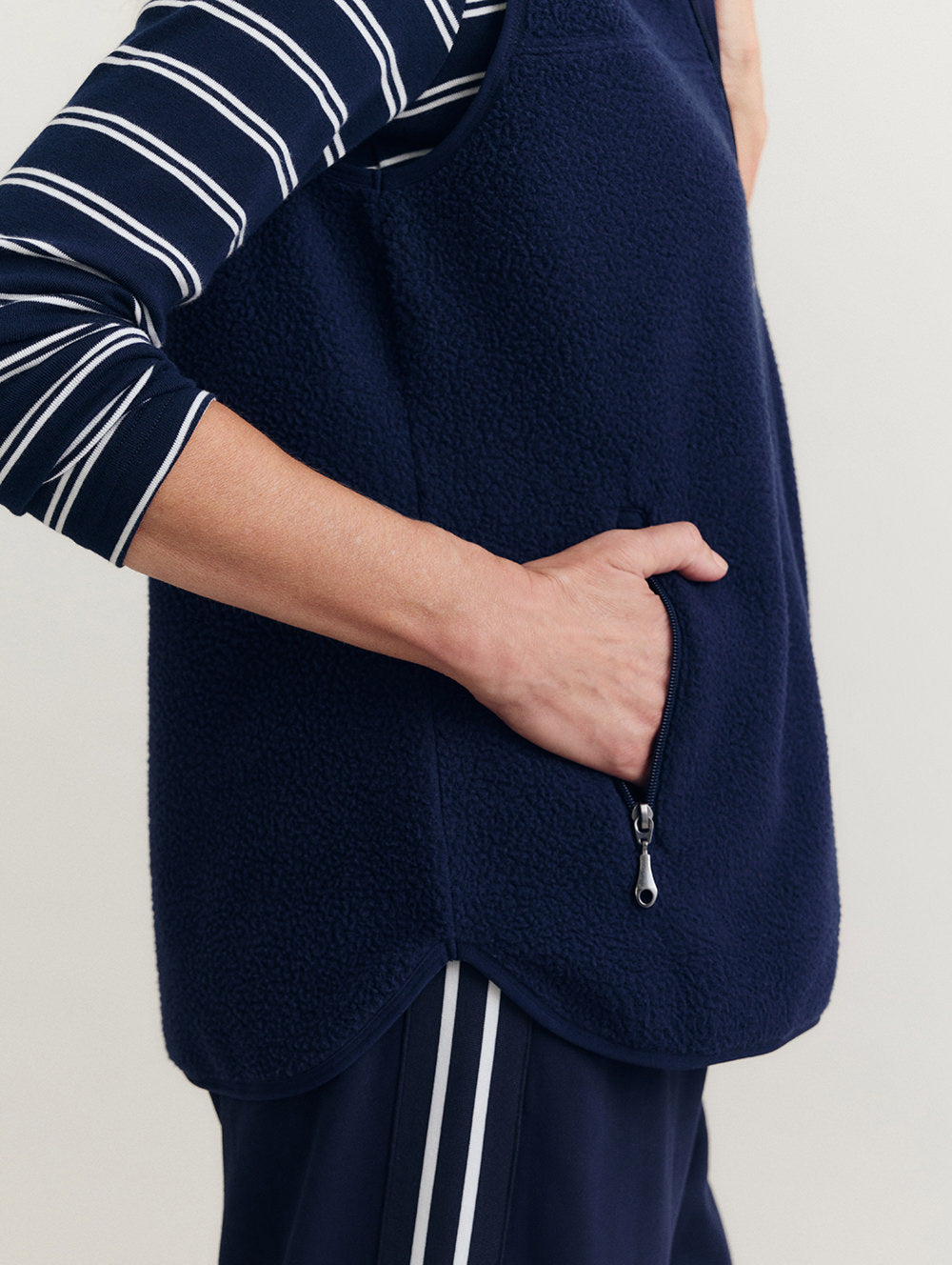 Kenzy Sherpa Vest-Tactilefable