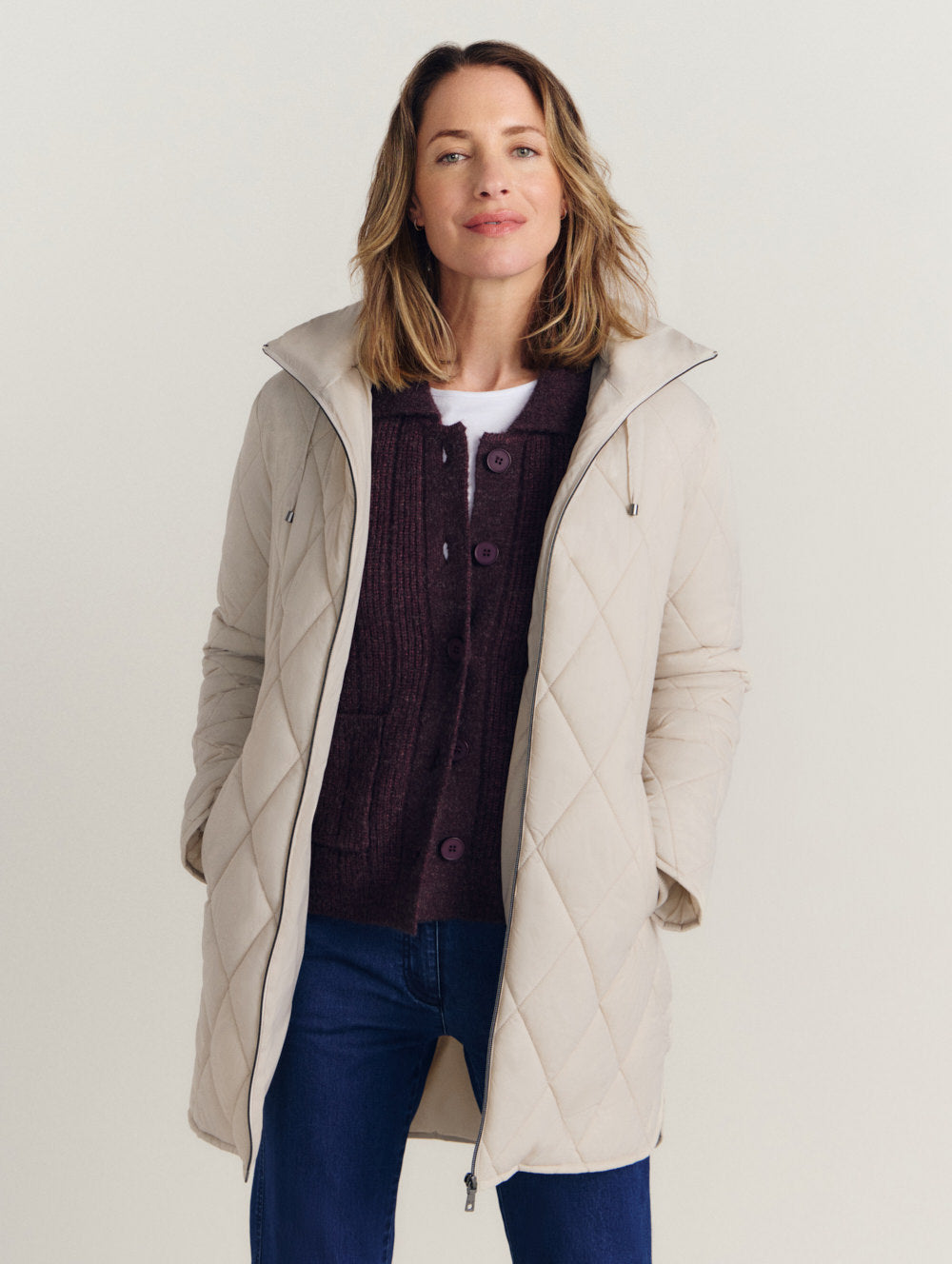 Carta Quilted Longline Jacket-Tactilefable