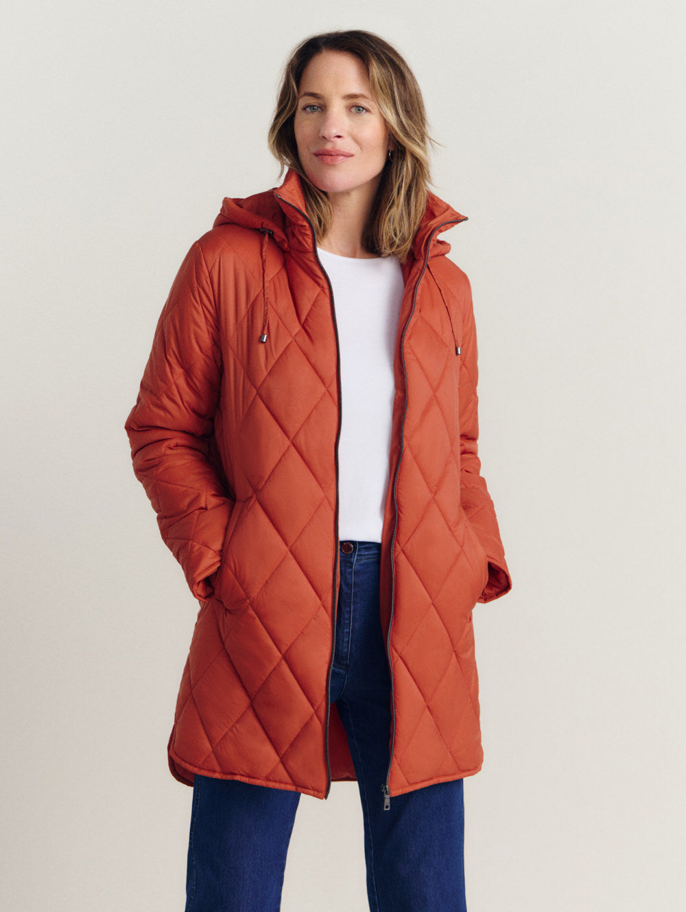 Carta Quilted Longline Jacket-Tactilefable