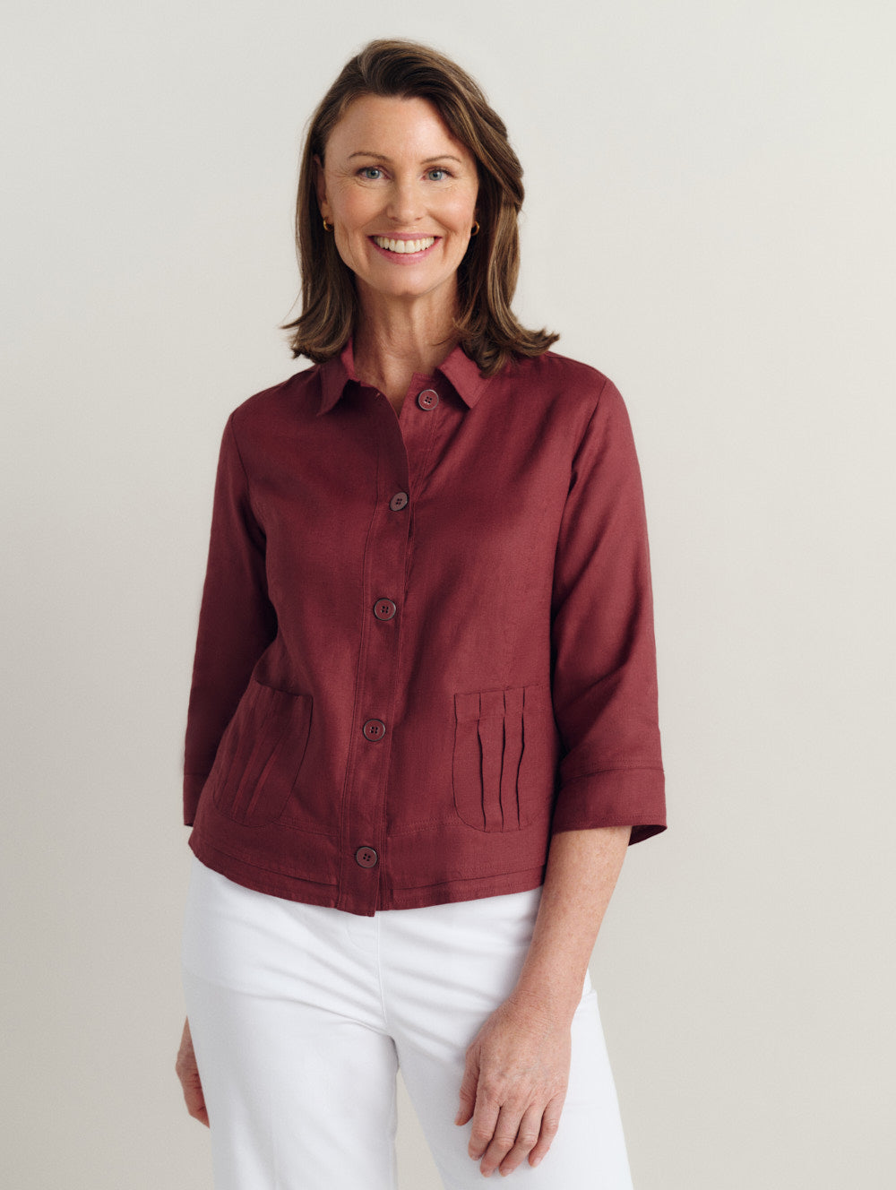 Monty 3/4 Sleeve Jacket-Tactilefable