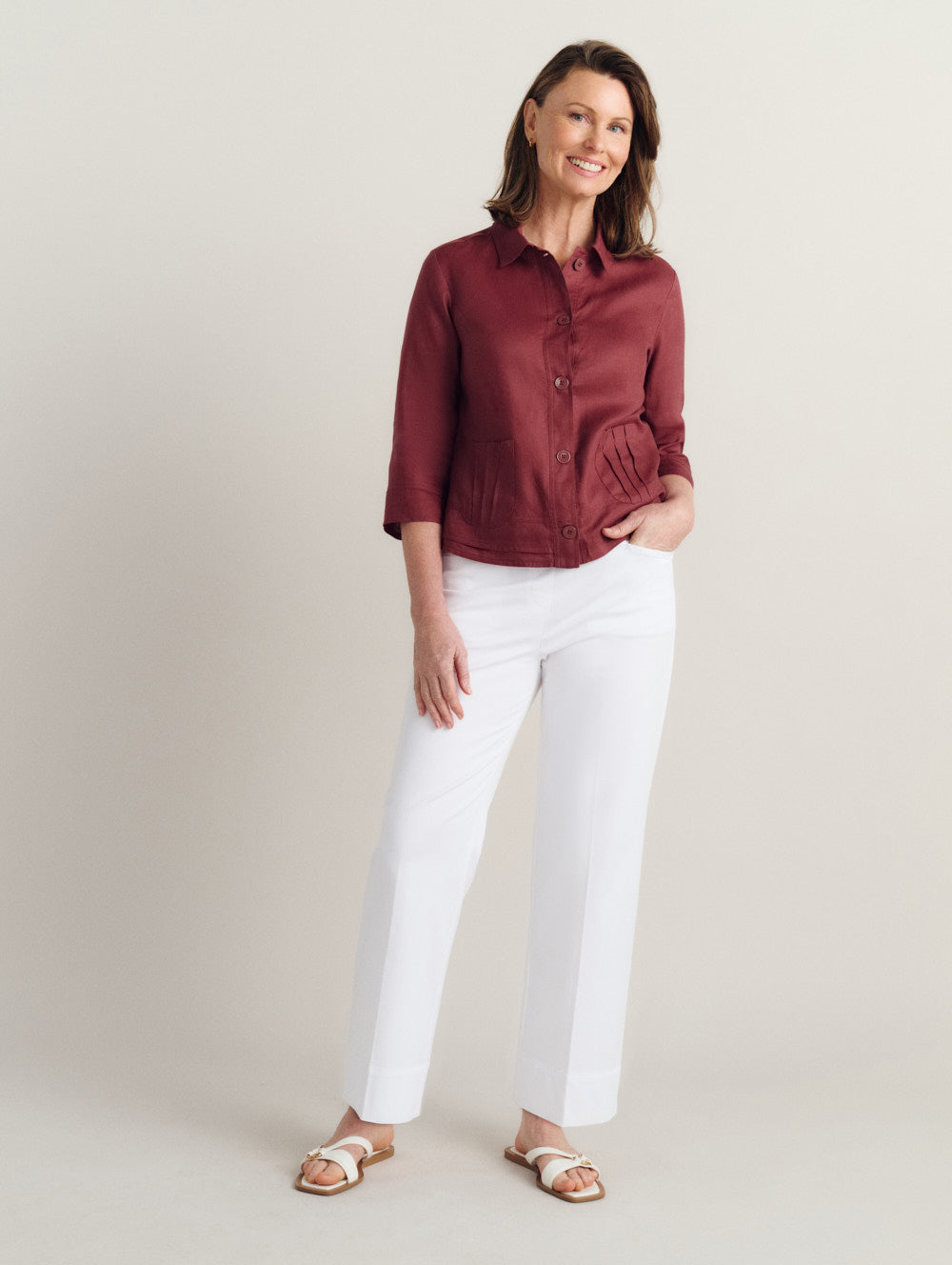 Monty 3/4 Sleeve Jacket-Tactilefable