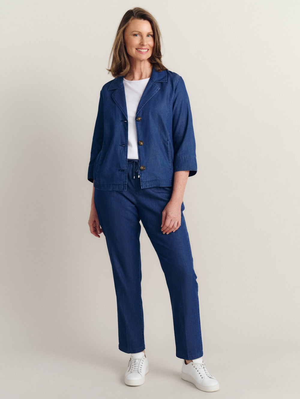  3/4 Sleeve Jacket-Tactilefable