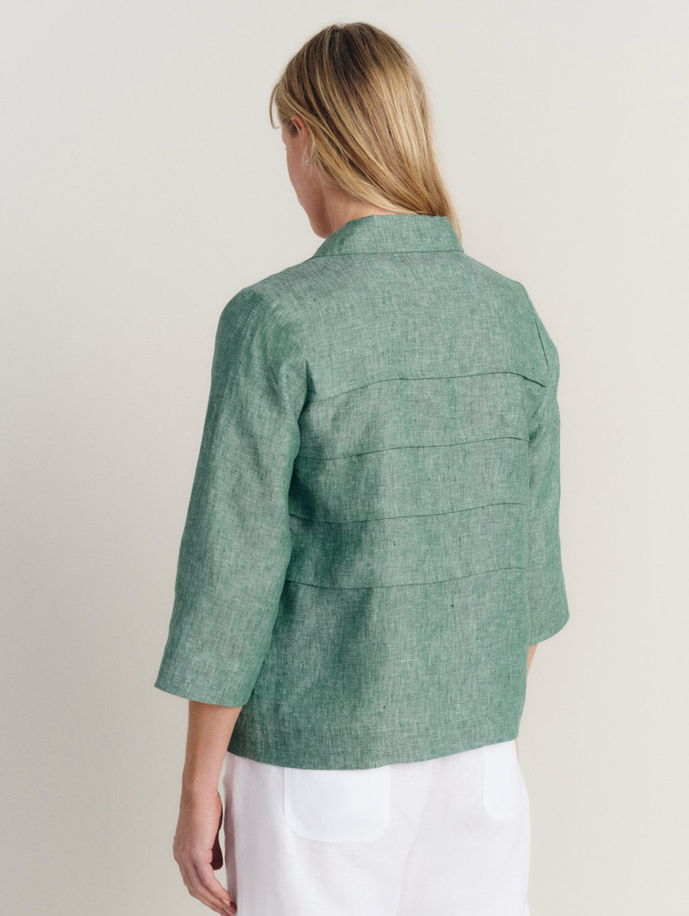 Monty 3/4 Sleeve Zip Jacket-Tactilefable