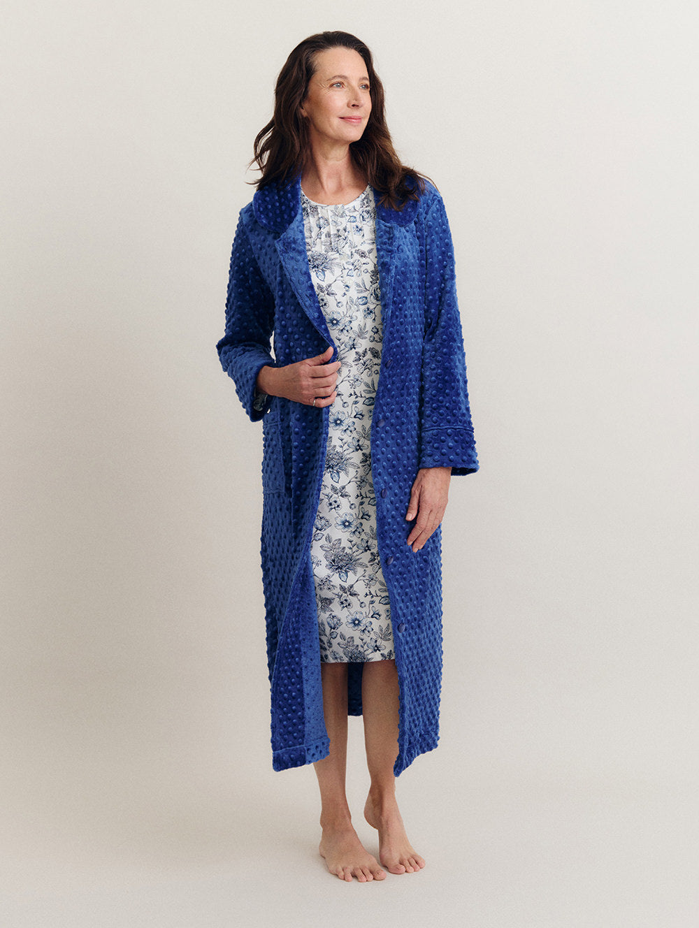 Spotty Dressing Gown-Tactilefable