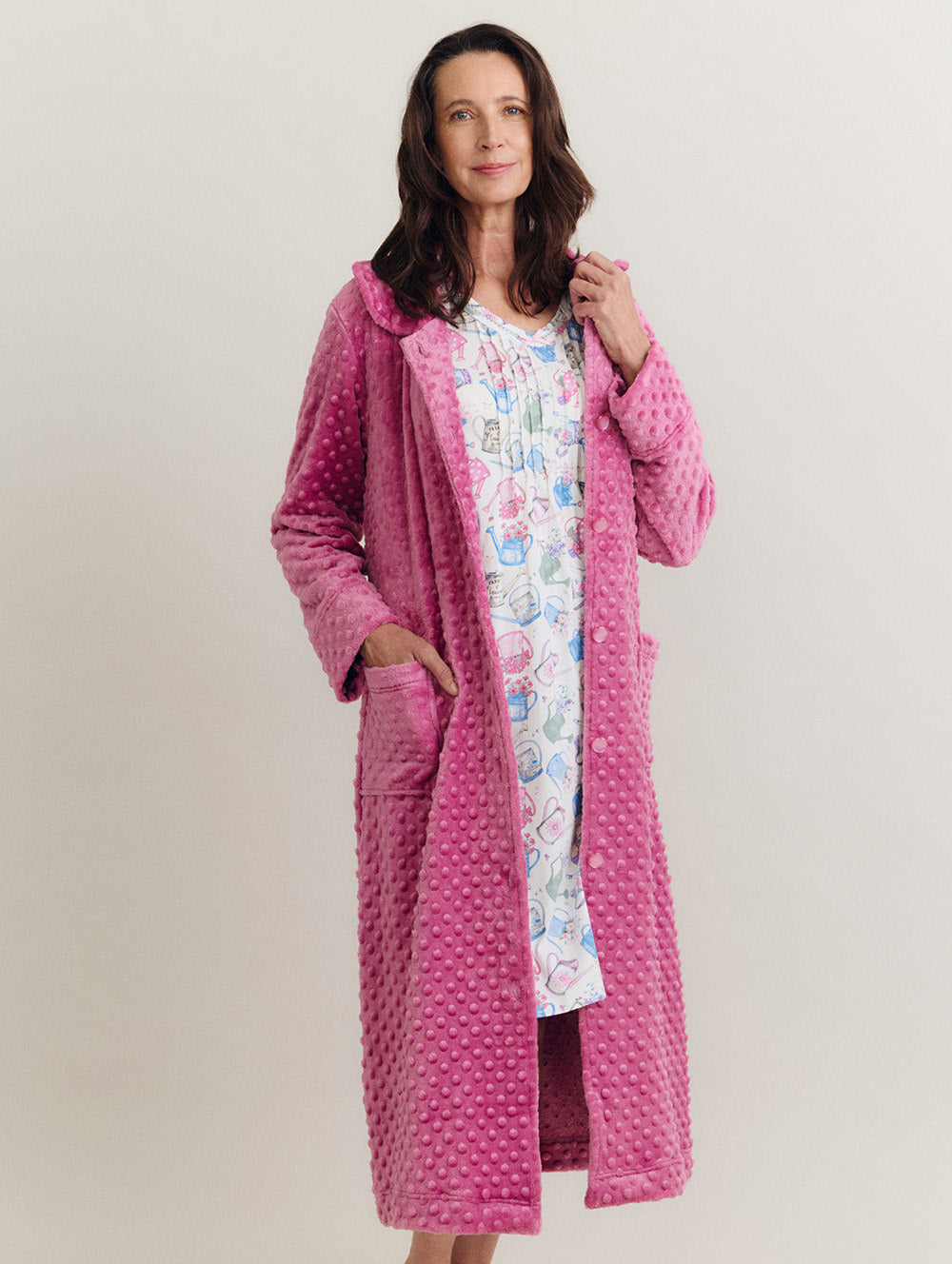 Spotty Dressing Gown-Tactilefable