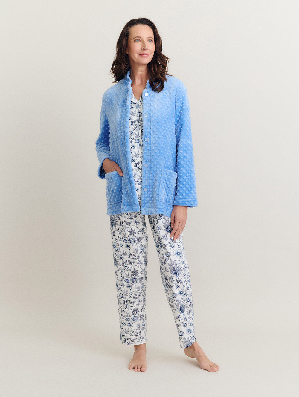 Spotty Bedjacket-Tactilefable