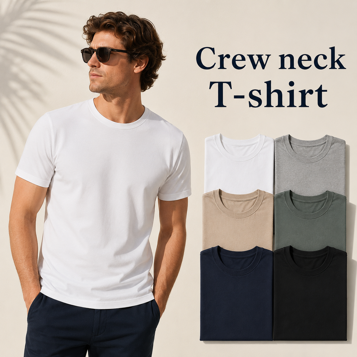 Crew neck T-shirt