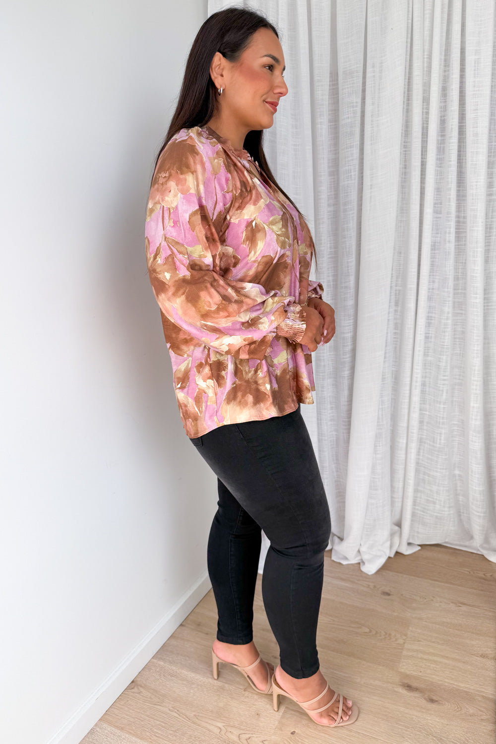 Clarissa Blouse - Musk Bloom-Tactilefable