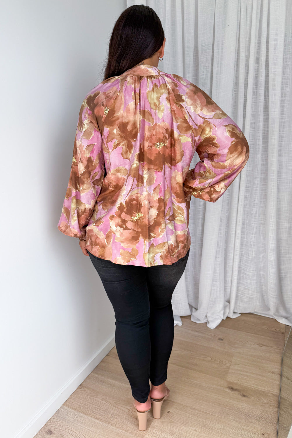 Clarissa Blouse - Musk Bloom-Tactilefable