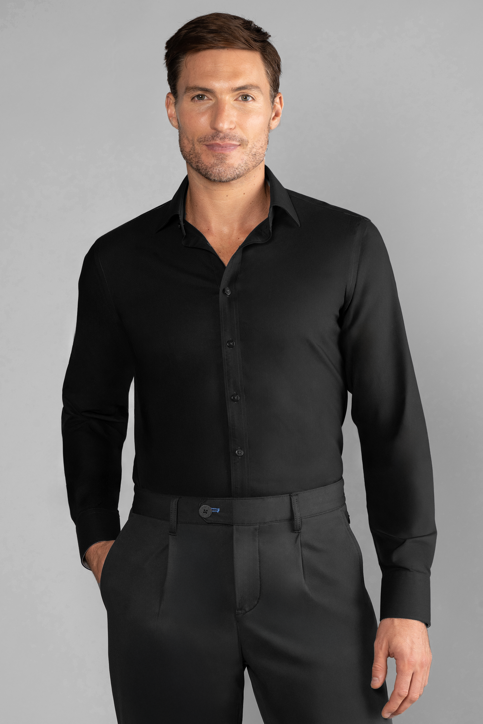 The Event Shirt Solid Black