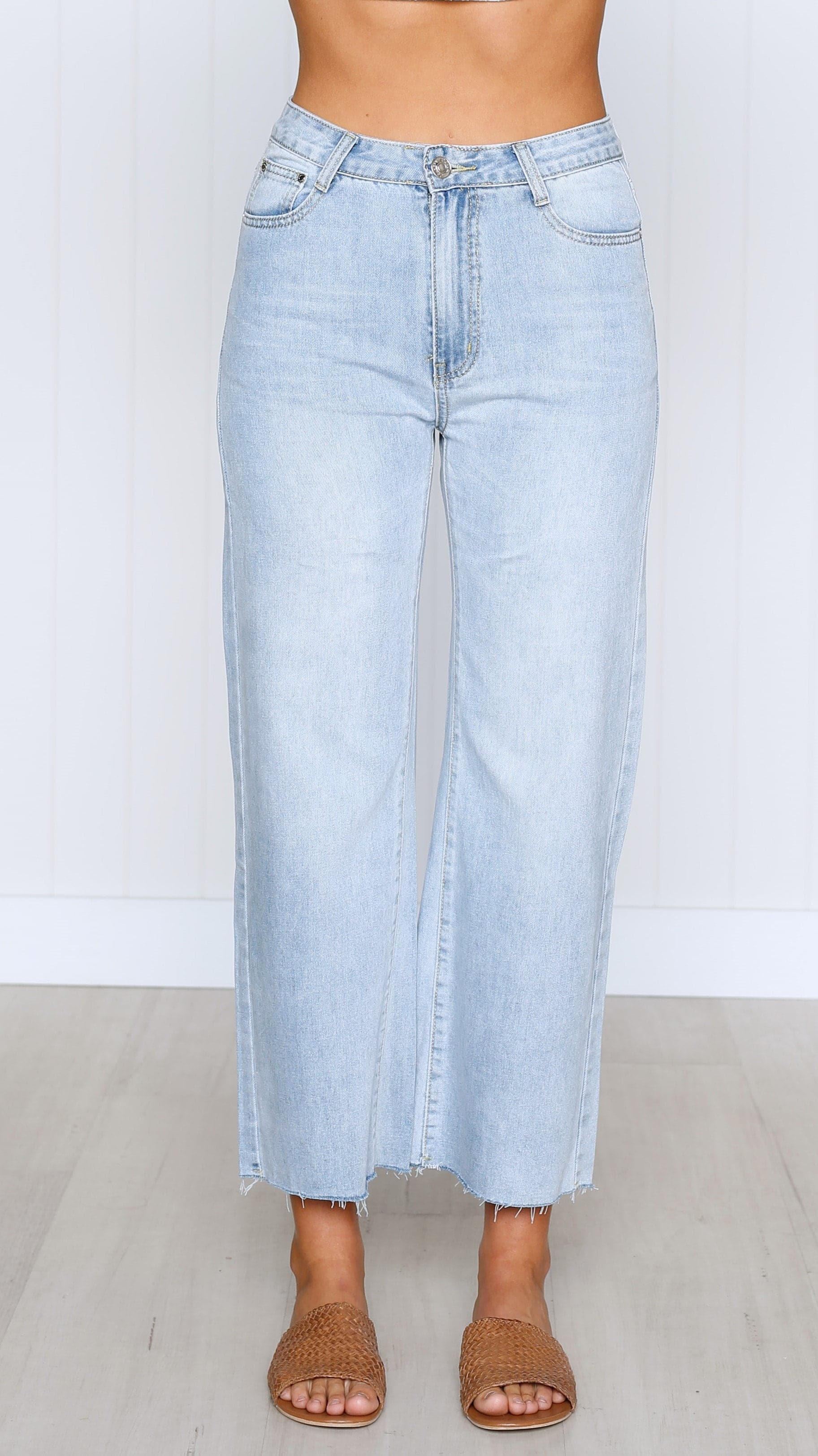  Jeans - Light Wash-Tactilefable