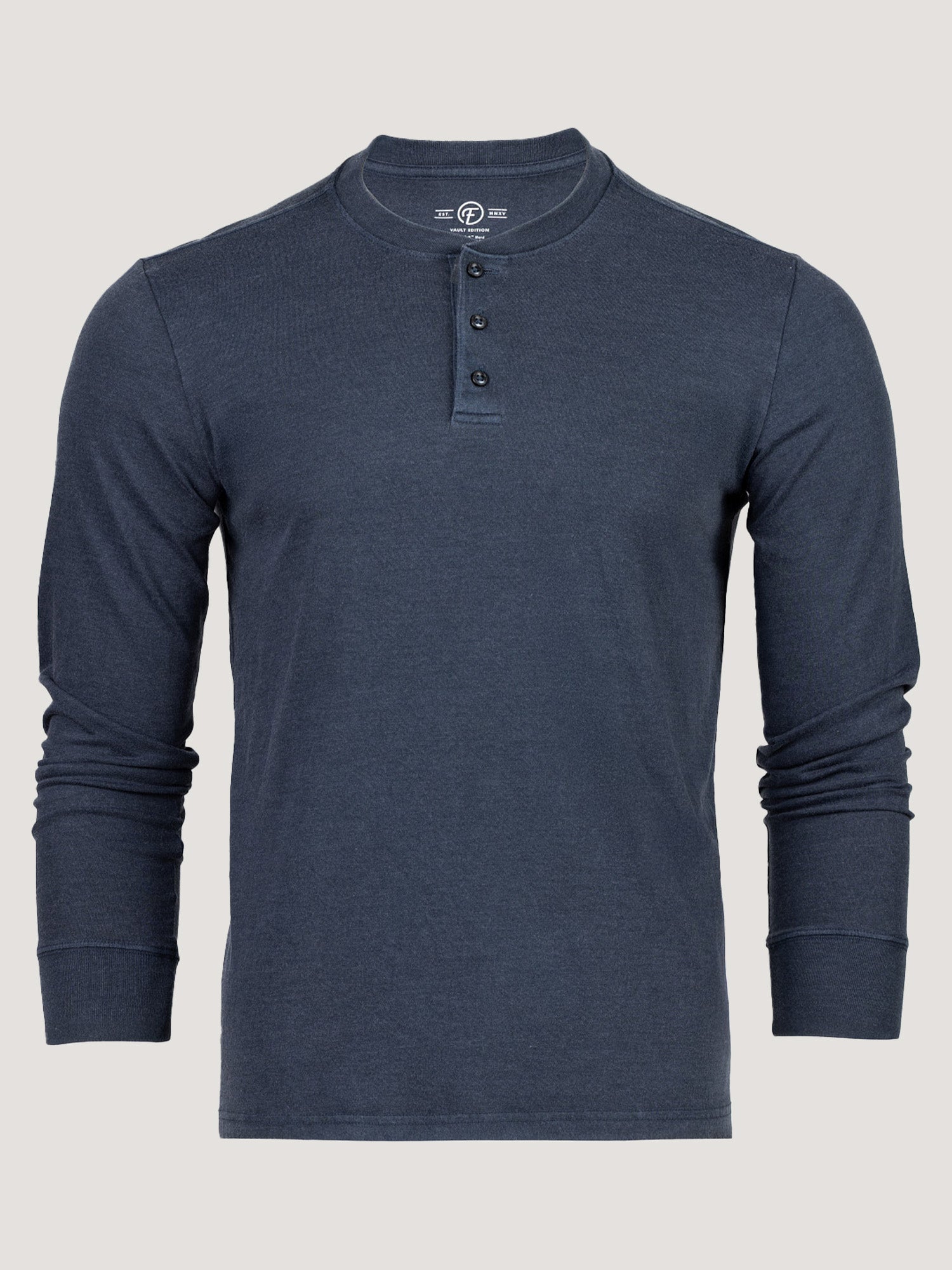 Navy Long Sleeve Henley