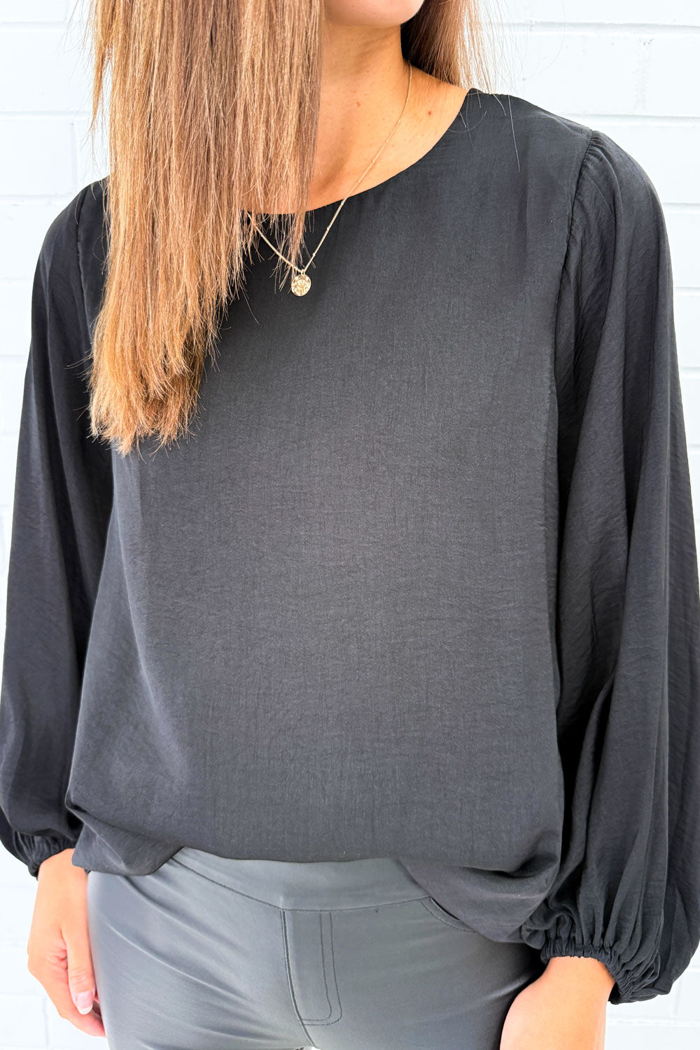Henny Blouse - Black-Tactilefable