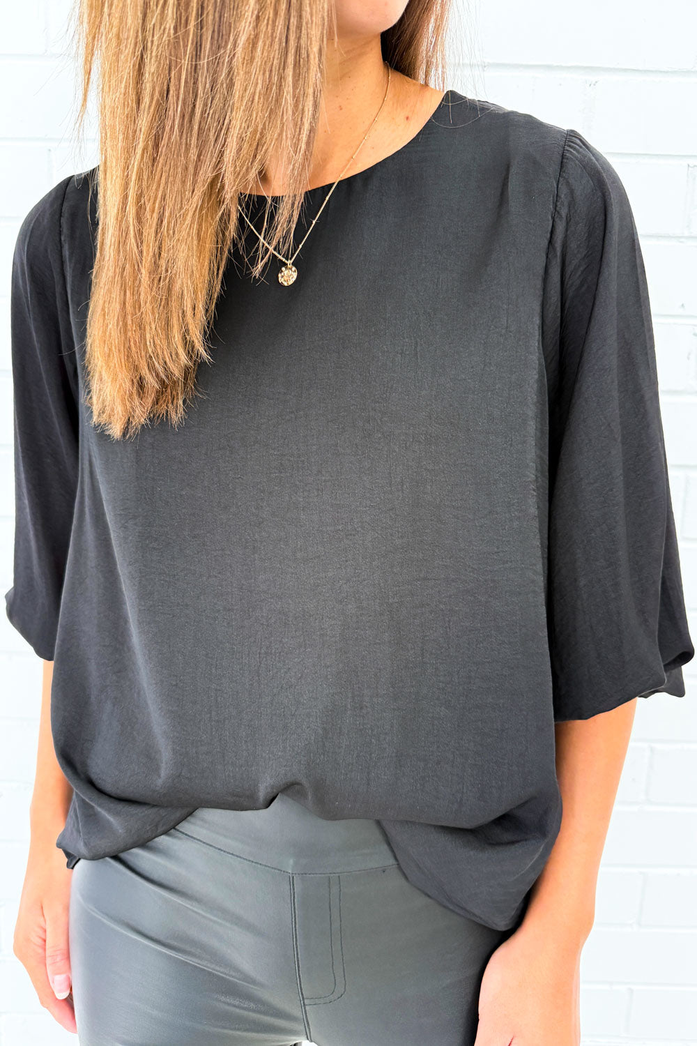 Henny Blouse - Black-Tactilefable