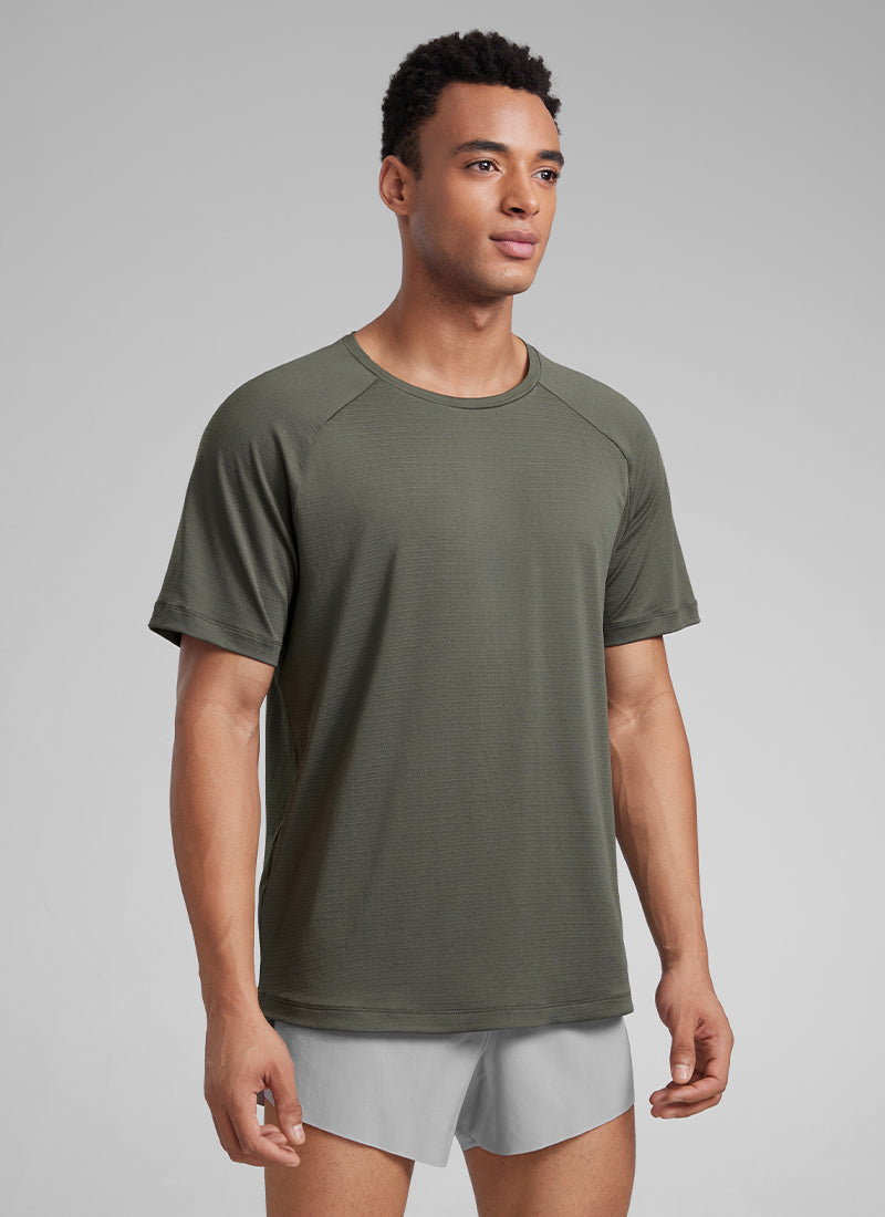 Lightweight Quick Dry Short Sleeves Crew Neck-Tactilefable