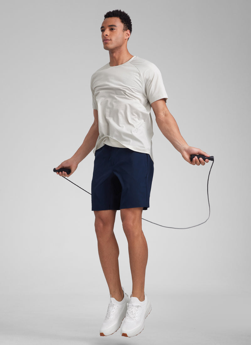 Lightweight Quick Dry Short Sleeves Crew Neck-Tactilefable