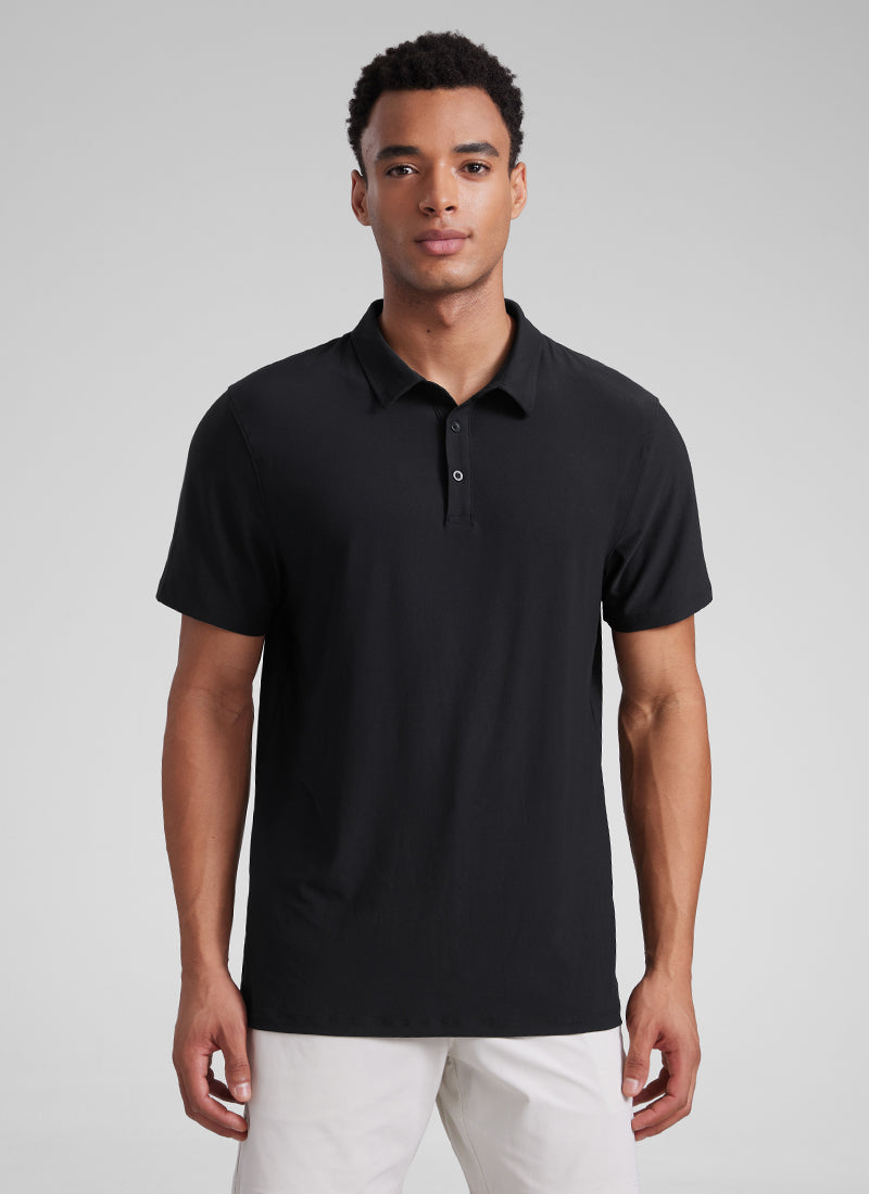 Cloudweight Moisture Wicking Polo Short Sleeve-Tactilefable
