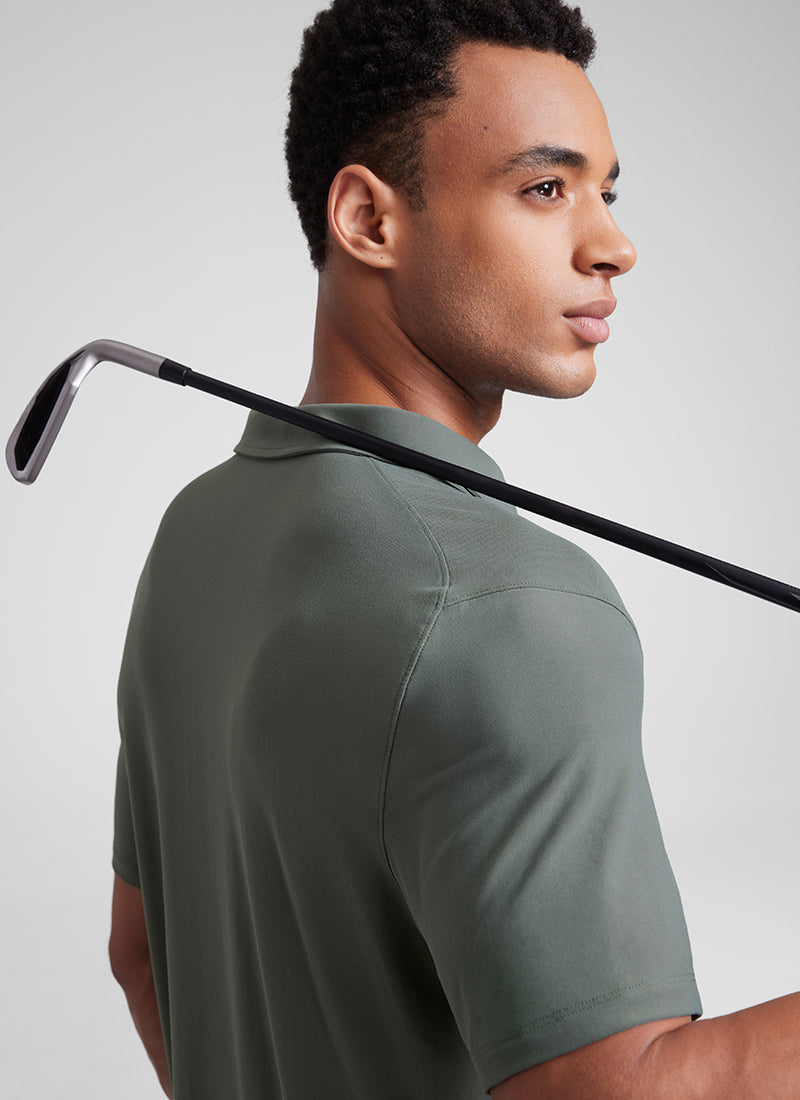 Cloudweight Moisture Wicking Polo Short Sleeve-Tactilefable