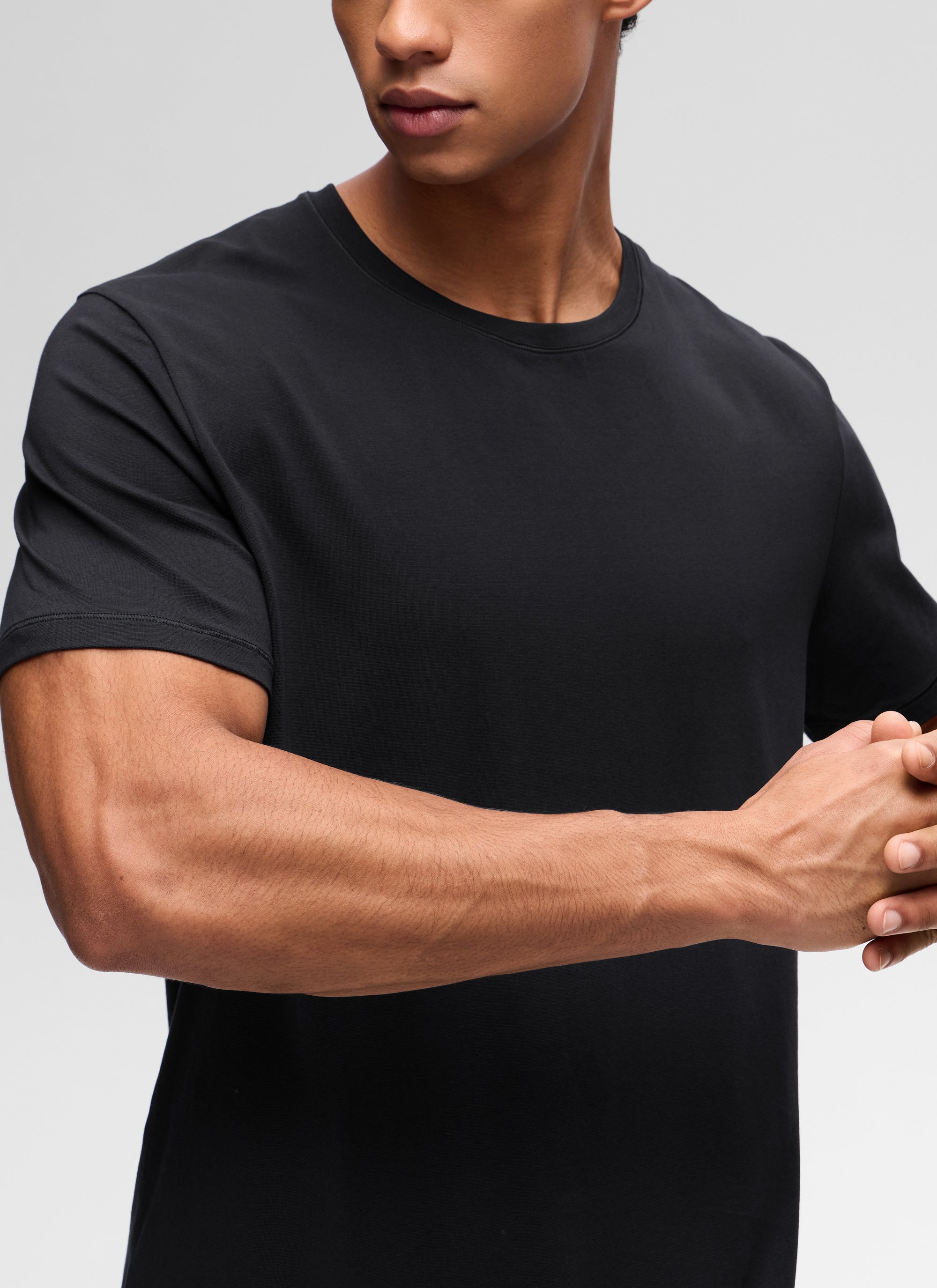 Poly Cotton-Blend Lightweight Short Sleeve-Tactilefable