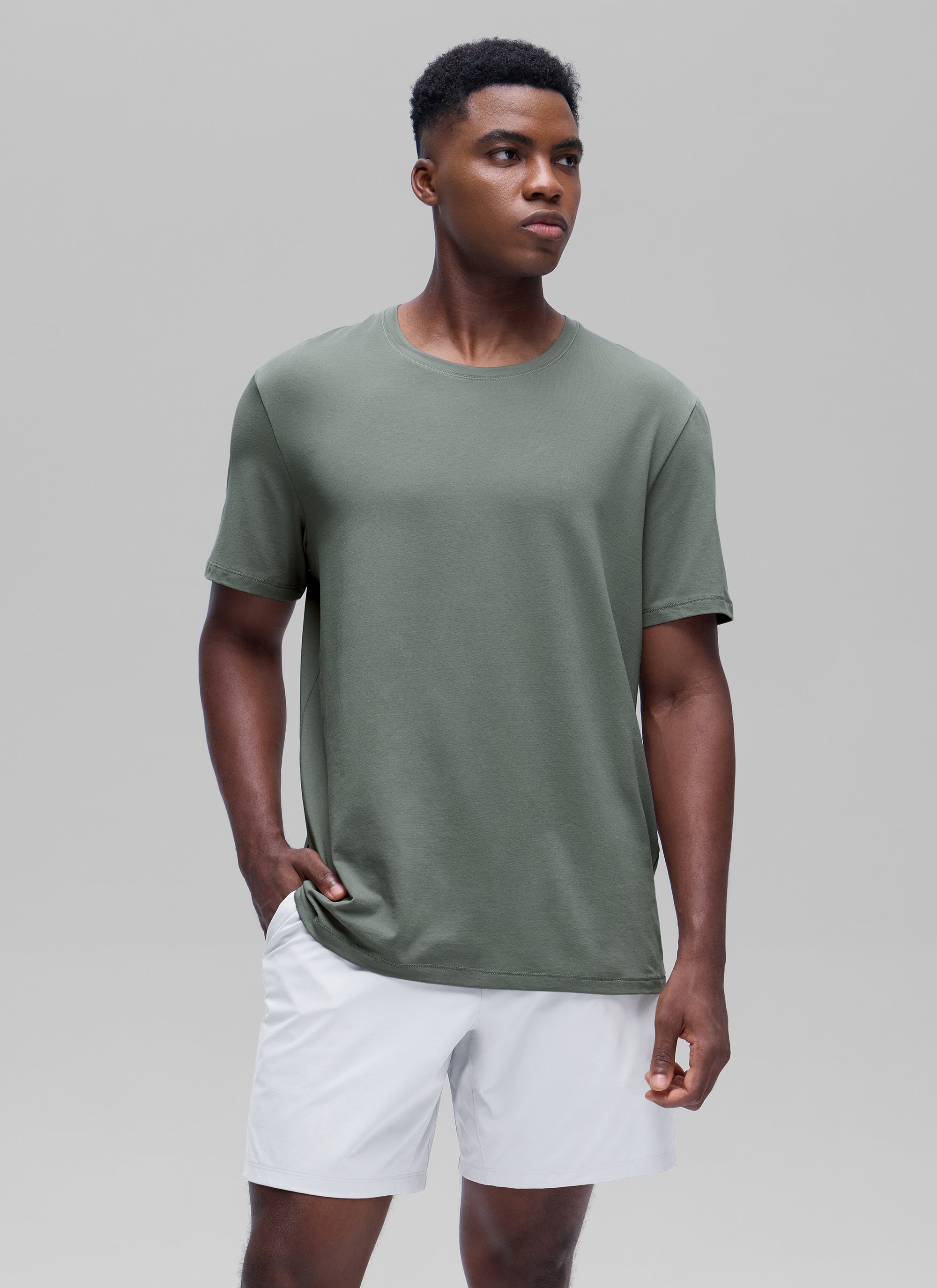 Poly Cotton-Blend Lightweight Short Sleeve-Tactilefable