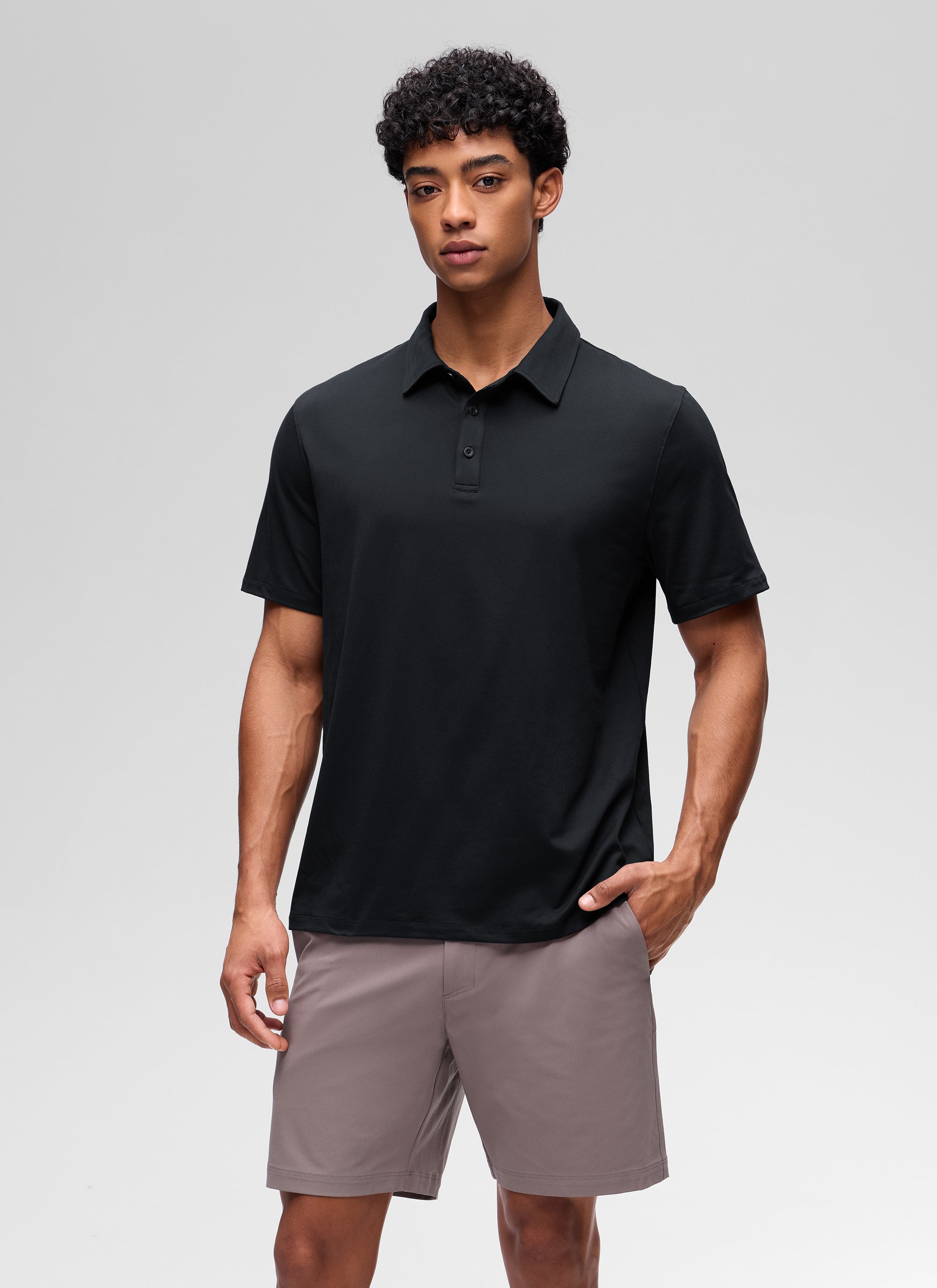 Cloud Jersey Breathable Polo Short Sleeve-Tactilefable