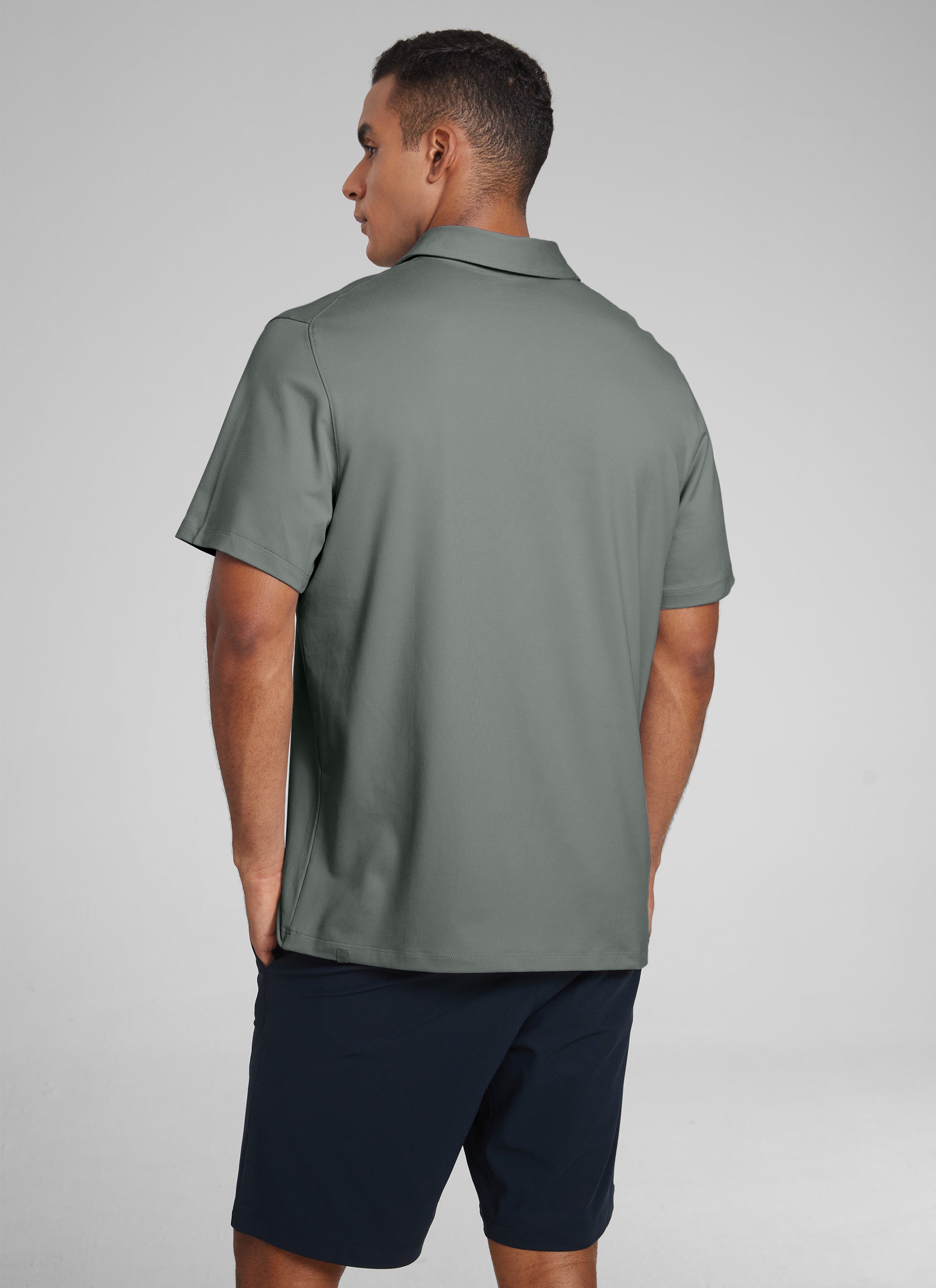 Cloud Jersey Breathable Polo Short Sleeve-Tactilefable