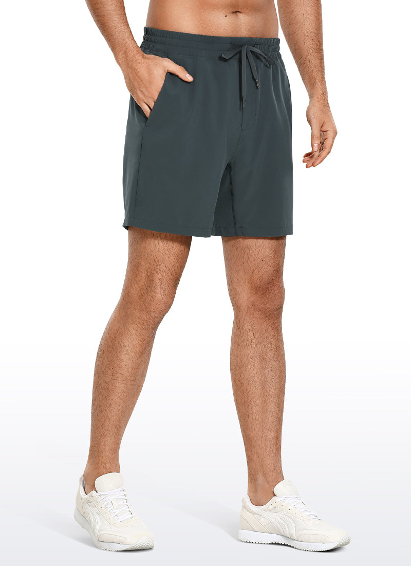 Feathery-Fit Athletic Shorts 7''- Lined-Tactilefable