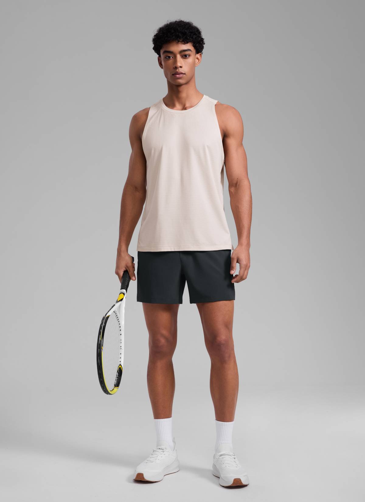 Feathery-Fit Workout Shorts 5''- Linerless-Tactilefable