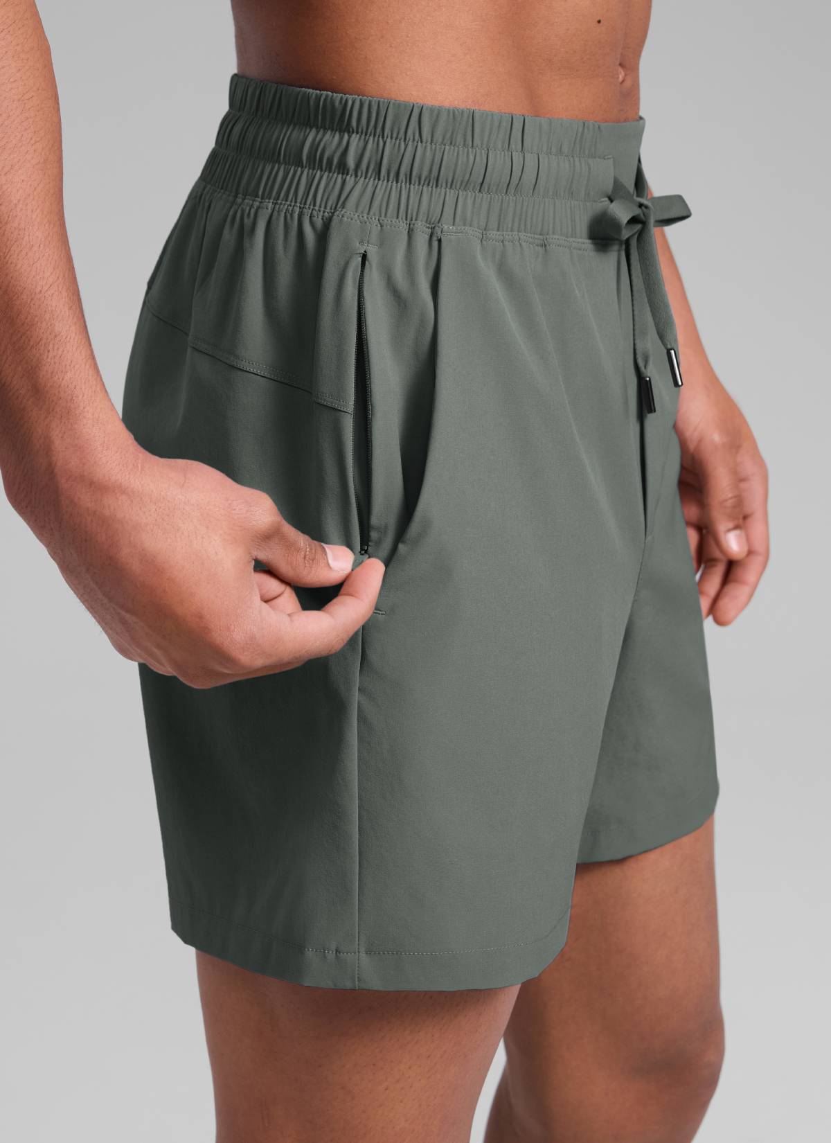 Feathery-Fit Workout Shorts 5''- Linerless-Tactilefable