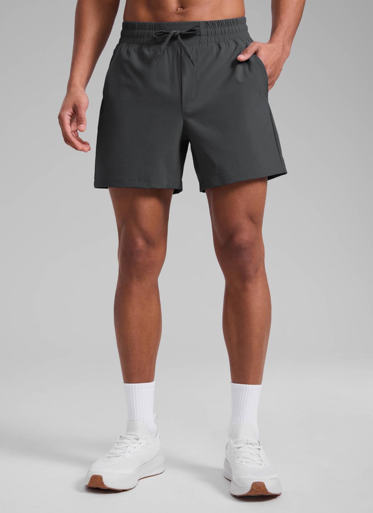 Feathery-Fit Workout Shorts 5''- Linerless-Tactilefable