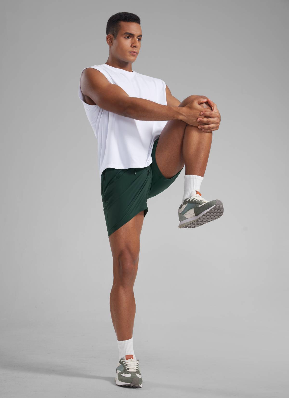 Feathery-Fit Workout Shorts 5''- Linerless-Tactilefable